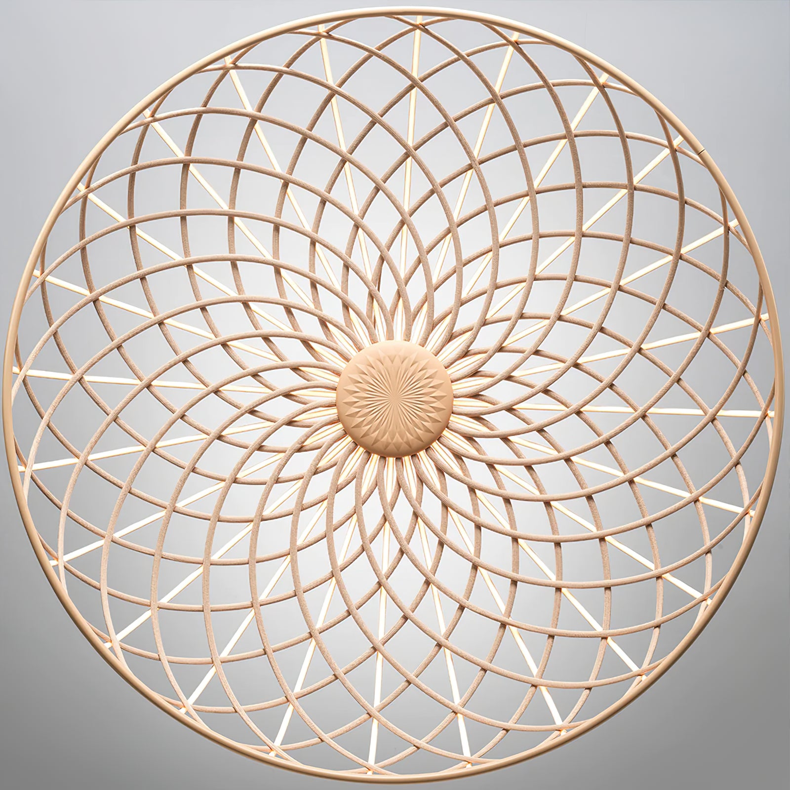 Braided Rope Round Pendant Light - Modern Farmhouse Ceiling Fixture for Kitchen, Dining Room & Bedroom Lighting