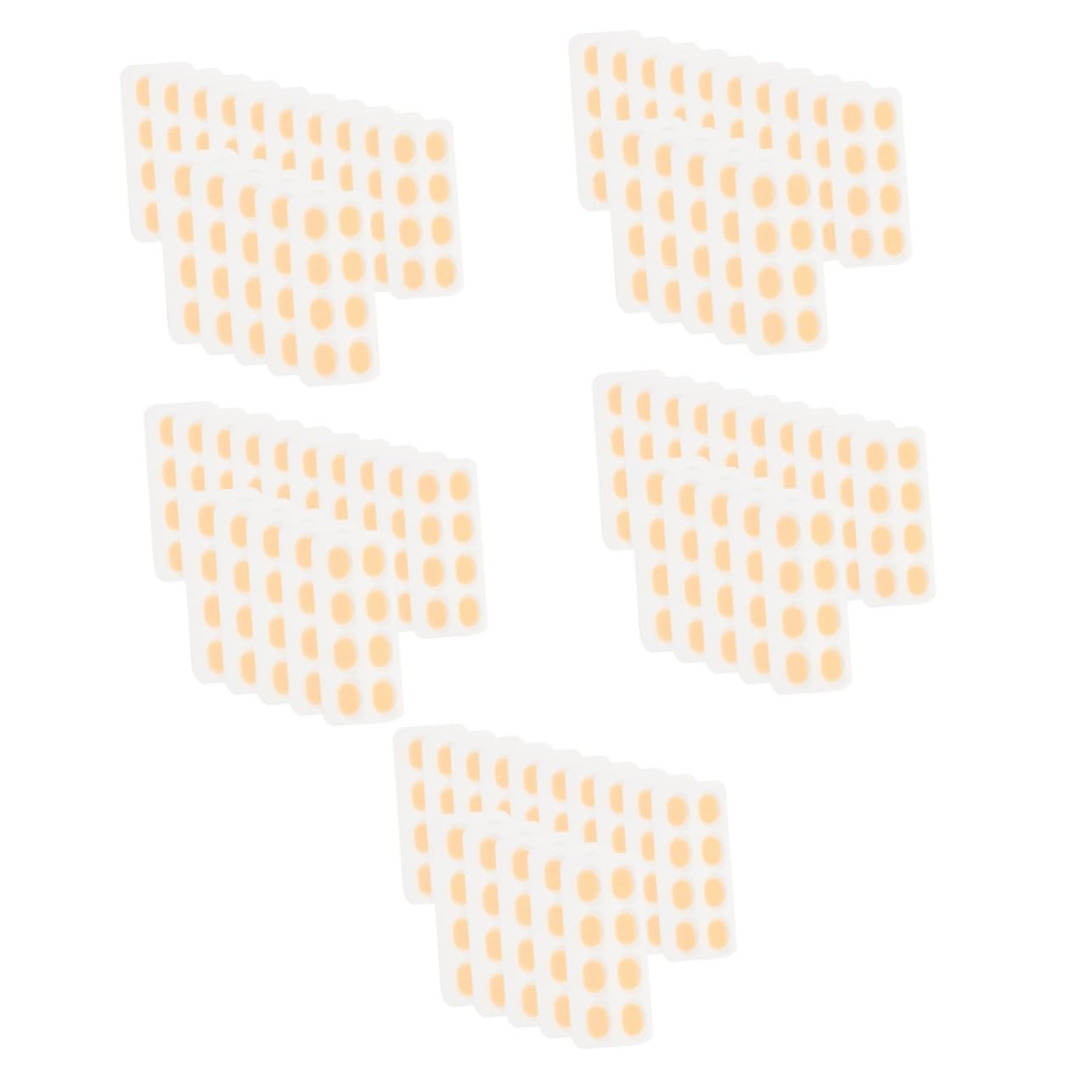 GLEAVI 300 Pairs Oval Glasses Nose Pads - Soft Q-Grips Replacement Nose Pads for Eyeglasses Frames, Universal Fit for Most Glasses - Perfect for Reading, Computer Use, and Daily Wear
