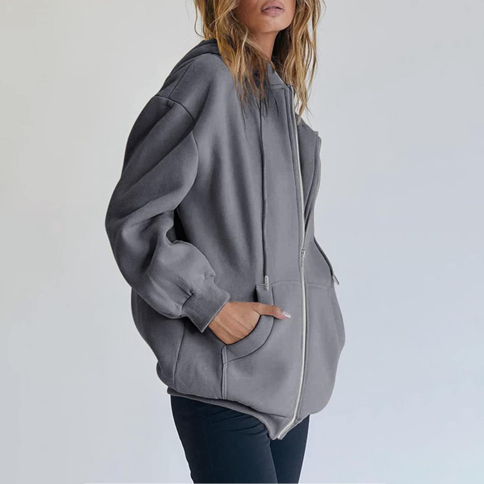 Women's Cropped Half Zip Waffle Sweatshirt - Fleece Quarter Zipper Pullover Hoodie for Fall Fashion | Cozy Casual Outfit, Layering Essential, Streetwear Style