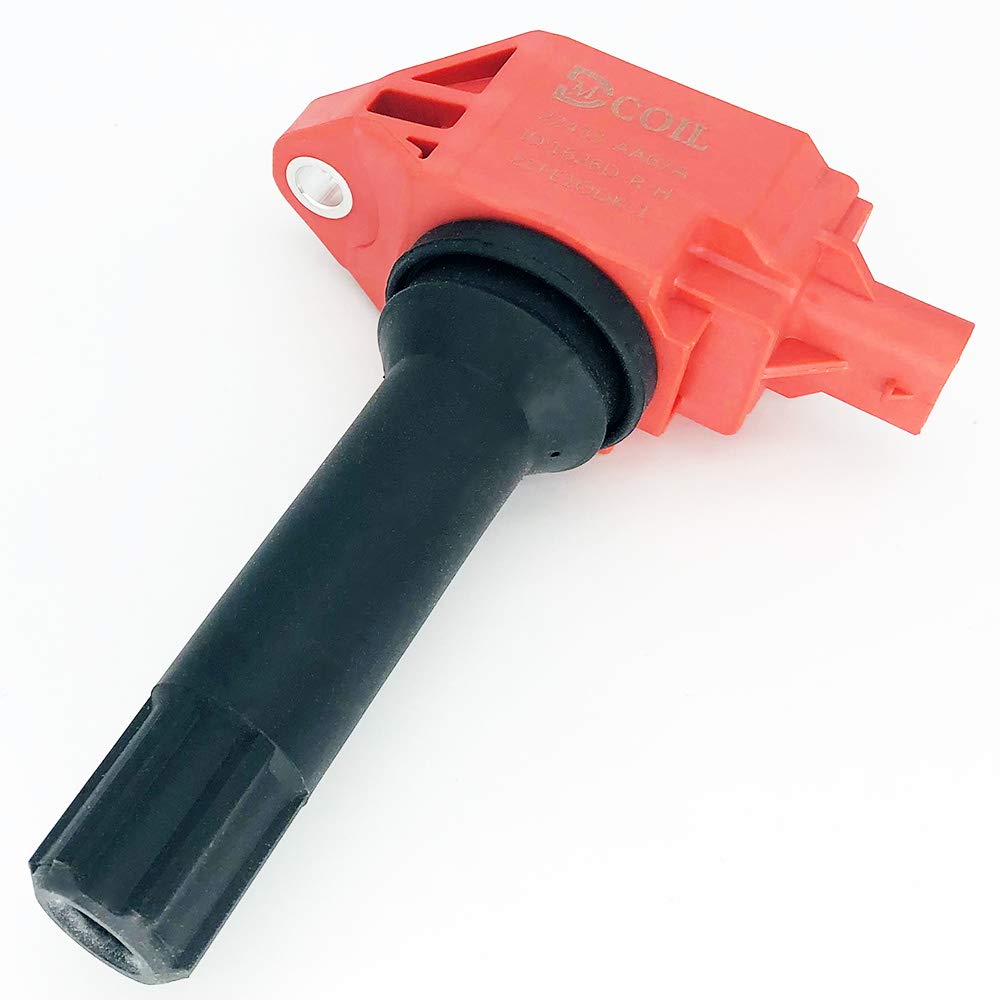 4-Pack Red High Performance Ignition Coil Set Compatible with Toyota 86/FT86/GT86 & Subaru BRZ/Forester/XV Crosstrek/Legacy/Outback 2.0L 2.5L (2013+) - Replaces OEM 22433-AA67A FK0453 UF721 - Improves Engine Power & Fuel Efficiency for Daily Driving & Racing