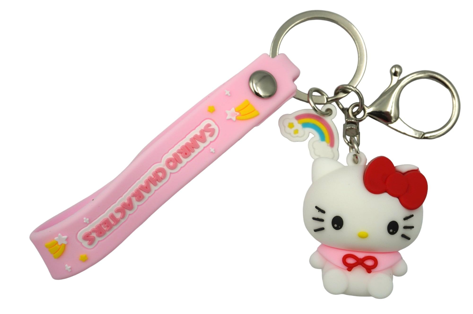 Cute Kawaii Anime Keychain for Girls - Stylish Backpack Accessories & Pendant Gift for Anime Lovers - Perfect for School, Travel, and Cosplay
