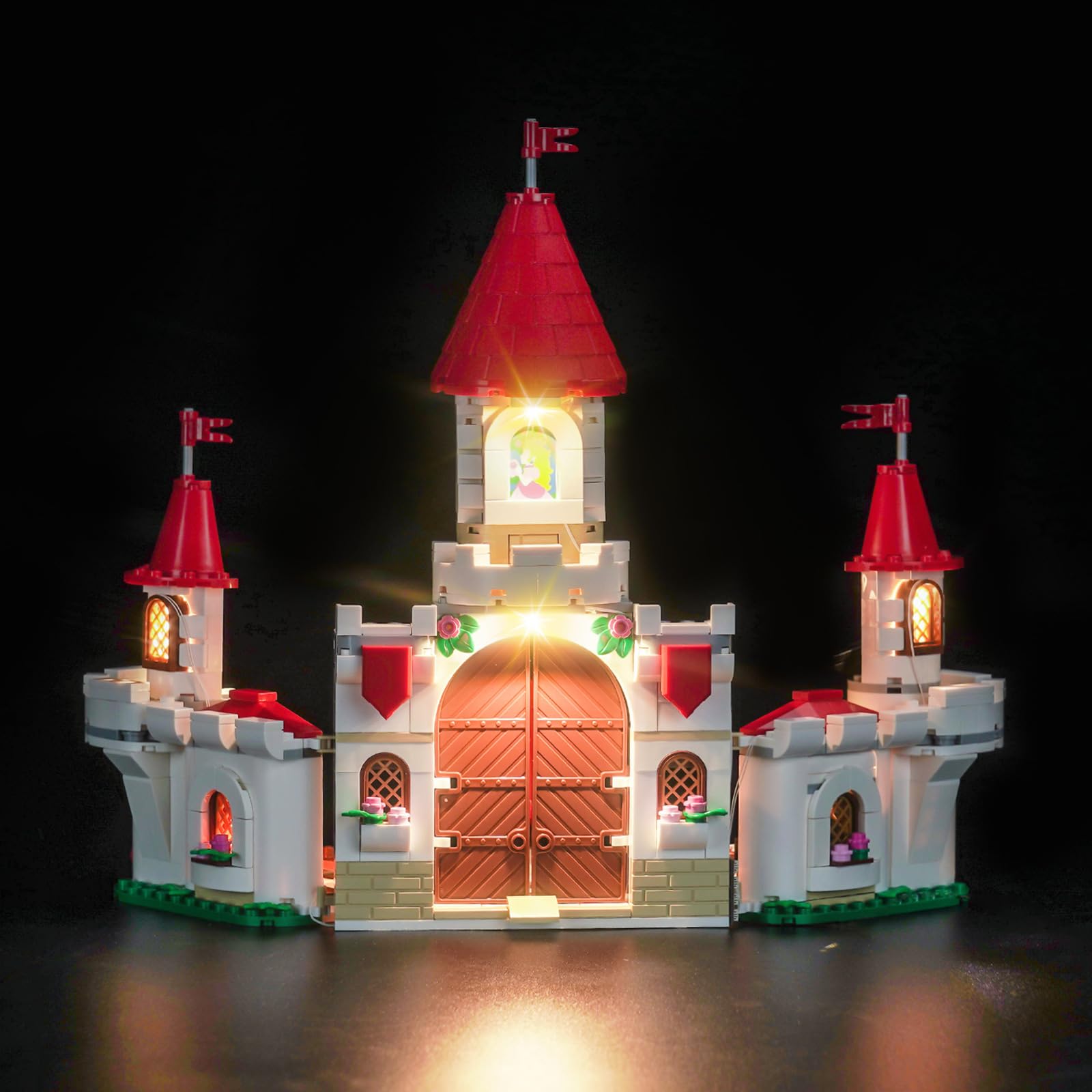 LED Light Kit for Lego 71435 Peach's Castle Showdown with Roy - Compatible Lighting Decoration Set for Creative Building Toys | Perfect for Display & Nighttime Play
