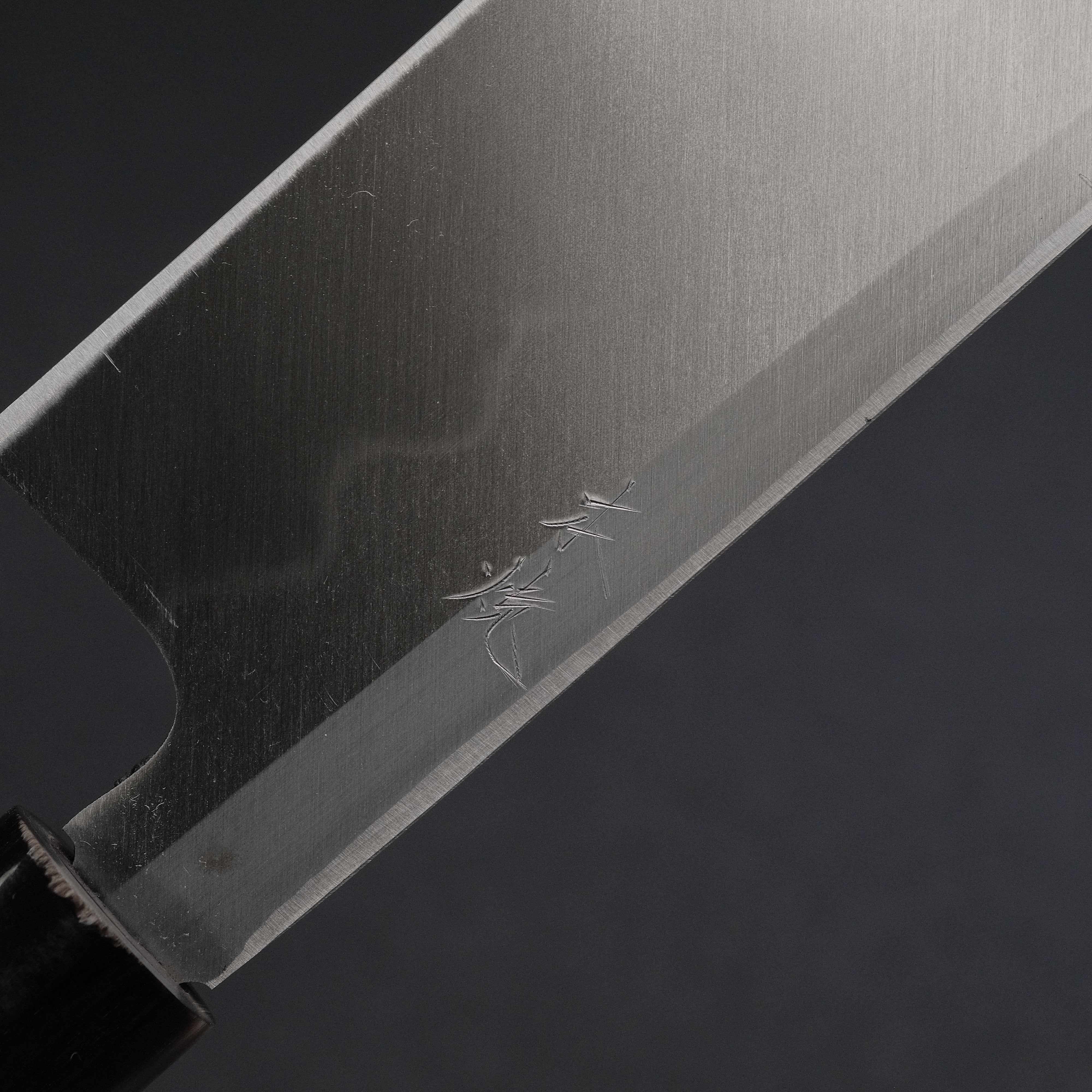 Premium Vintage Honyaki Usuba Knife 210mm - Morihei Hisamoto Japanese Chef Knife with Ebony Handle - Perfect for Sushi, Vegetables & Precision Cutting