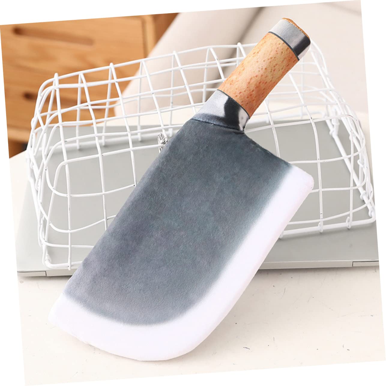 Soft Plush Kitchen Knife Toy for Kids - Funny Party Prank Accessory, Safe Cotton Stuffed Toy for Pretend Play - Perfect for Birthday Gifts & Role-Playing Games