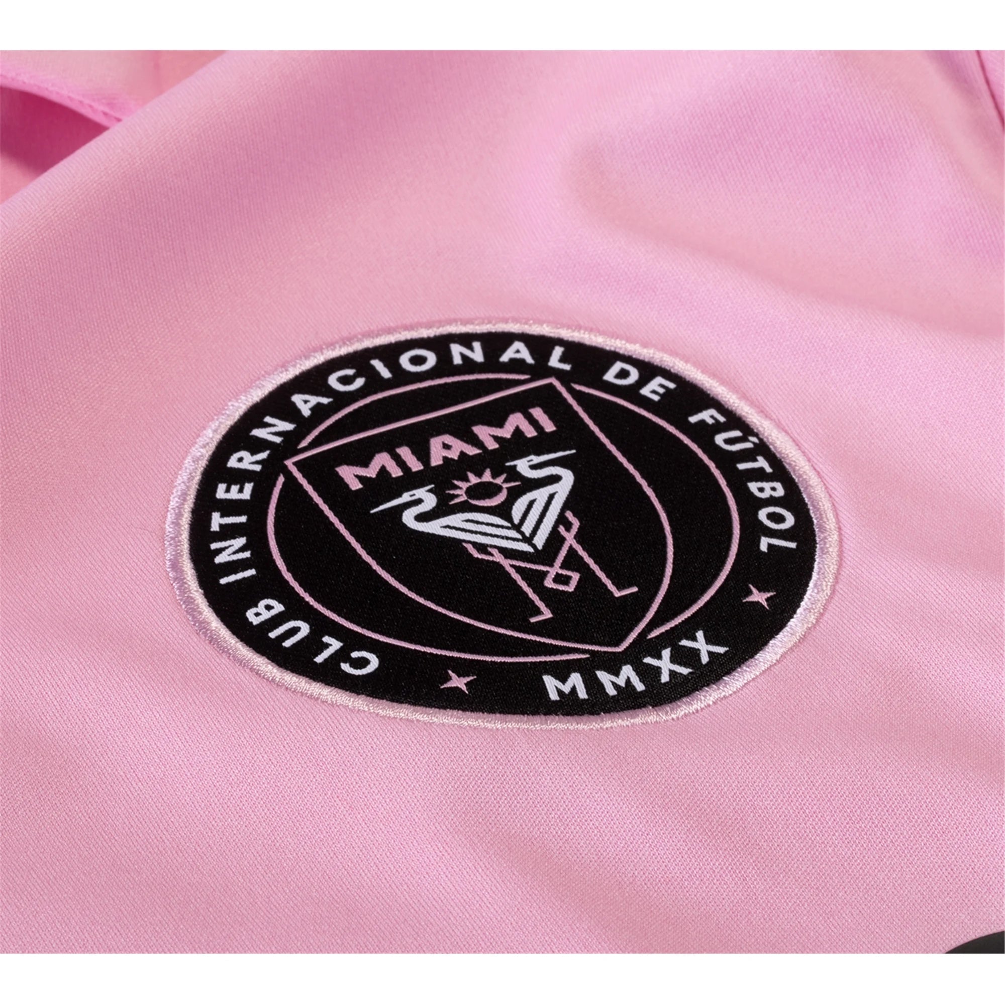 Adidas Inter Miami CF Sergio Busquets Home Jersey 2023-2024 with MLS & Leagues Cup Patch - Authentic Pink & Black Soccer Shirt for Fans & Match Day Wear