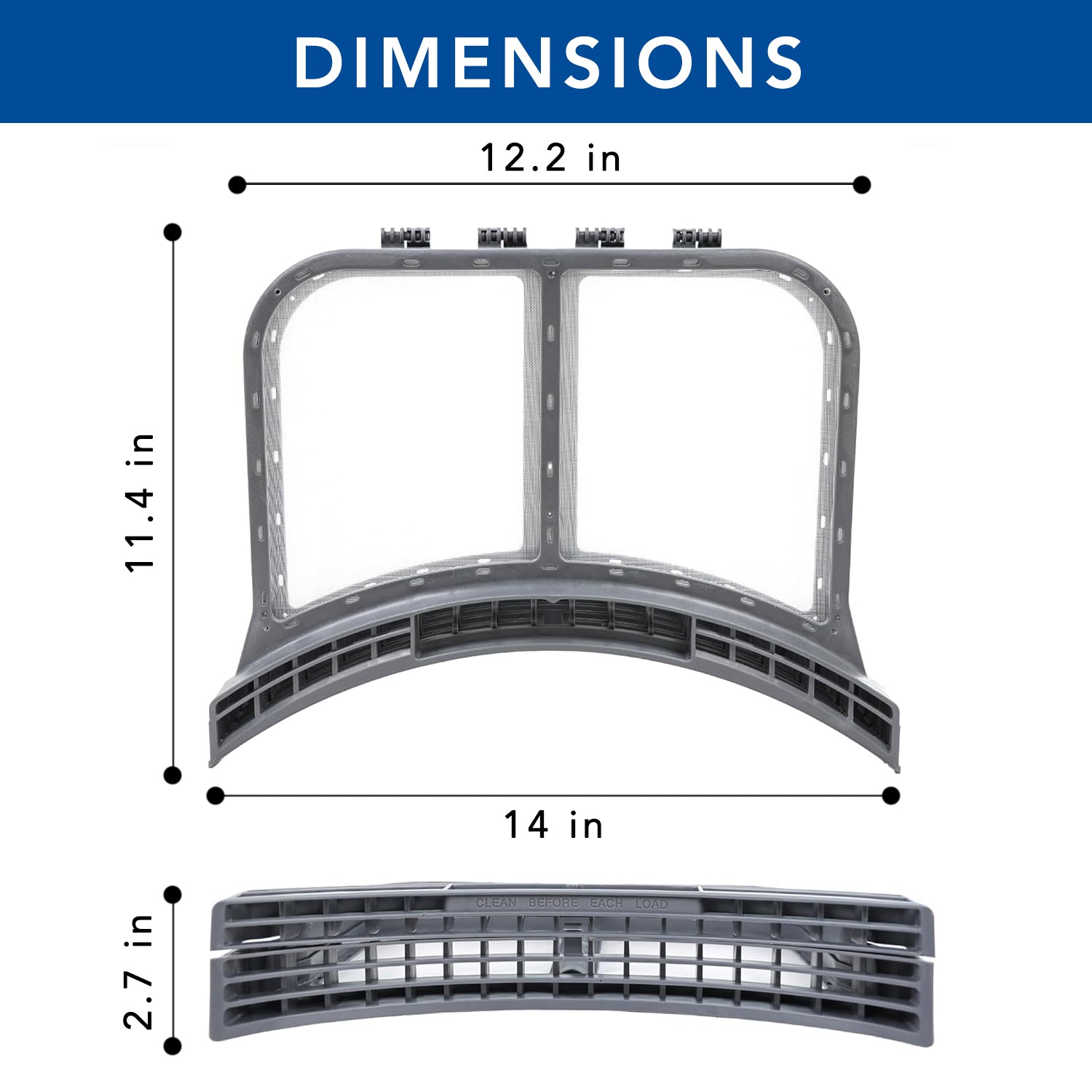 Electrolux Frigidaire Dryer Lint Screen Replacement - Ultra Durable Laundry Dryer Filter Compatible with Electrolux & Frigidaire Models | Perfect for Home Laundry Room Maintenance & Dryer Repair