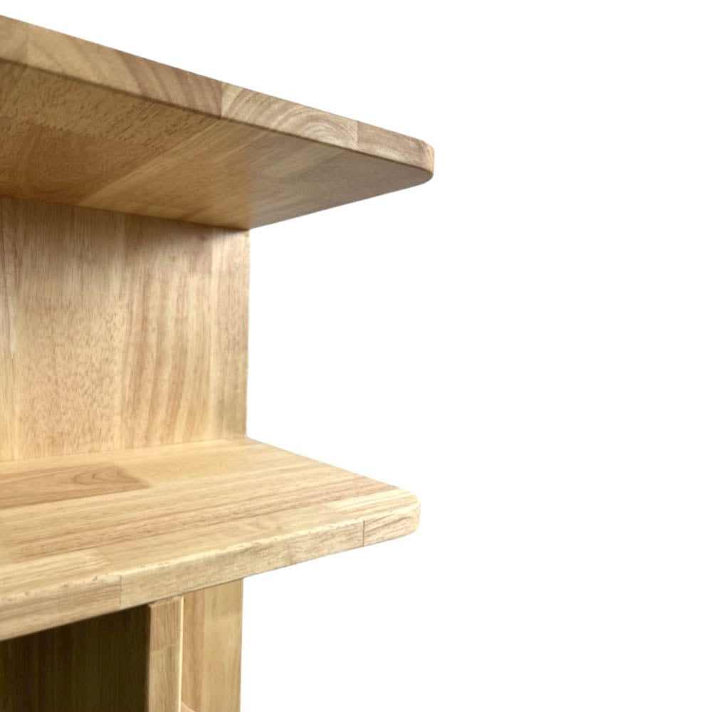 Modern Wooden Bedside Table - Nightstand with Drawer & Shelf for Bedroom, Living Room, or Office - Compact & Stylish Home Furniture