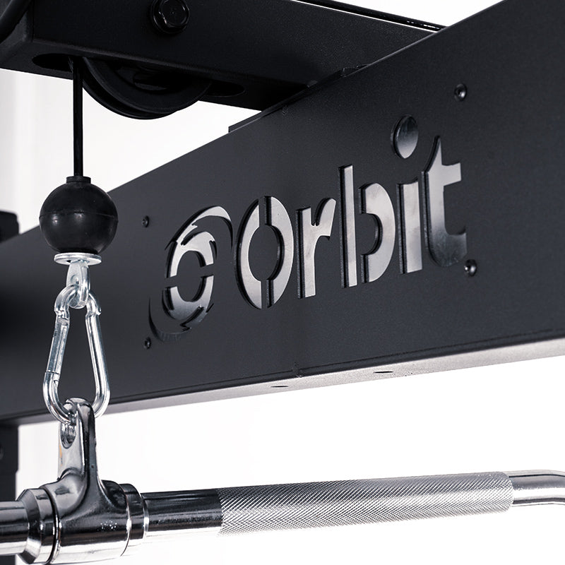 Orbit OBB025N Power Cage with Dip and Lat Attachments - Heavy Duty Home Gym Equipment for Strength Training & Weightlifting | Perfect for Garage, Basement & Home Workouts