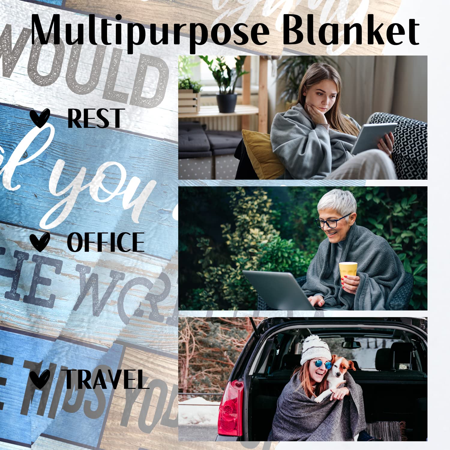 Best Dad Birthday Gift Ideas - Soft Throw Blanket for Bed, Sofa & Lounging (60x80 Inch) - Perfect Present from Daughter or Son - Cozy Home Decor for Father's Day, Christmas & Special Occasions