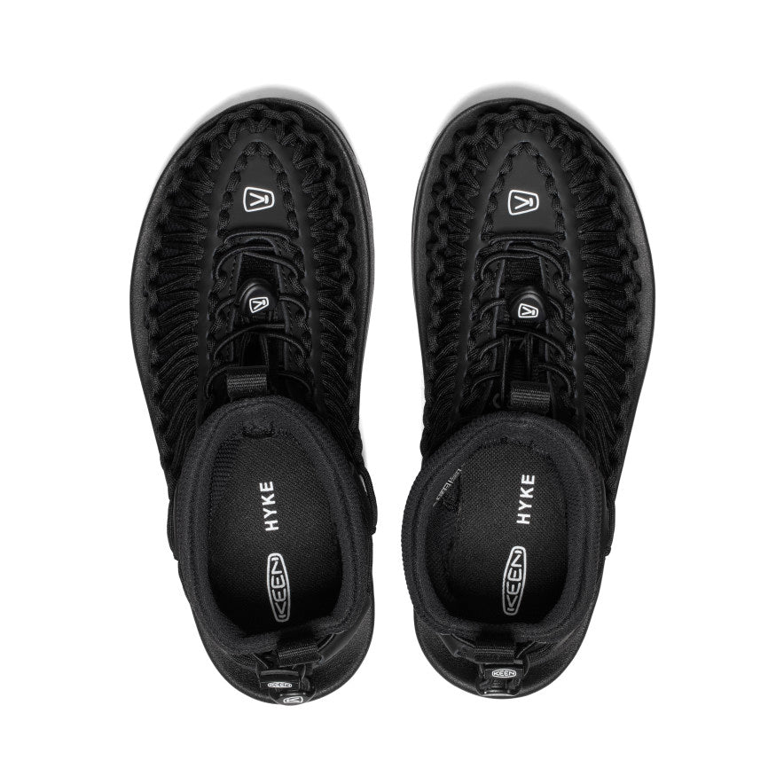 UNEEK x HYKE Women's High Top Sneakers - Black | Stylish & Comfortable for Casual Wear, Running & Outdoor Activities