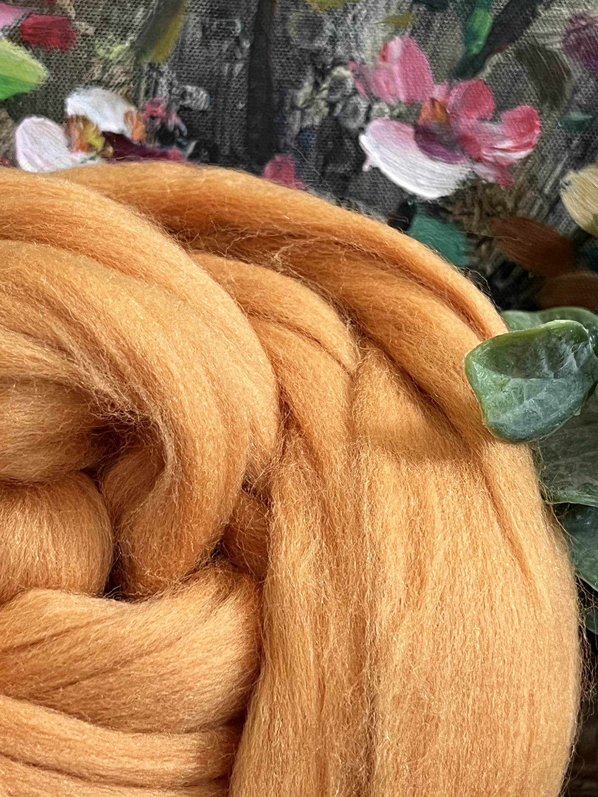 Shep's Desert Camel Tan Merino Wool Roving - 100% Super Soft Australian Wool Fiber for Spinning, Felting & Crafting | Needle Felting & Doll Making Supplies (8 lb) | Perfect for Handmade Yarn, DIY Projects & Wool Art Creations