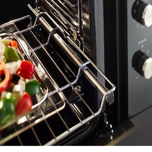 Elba ELIO910 90cm Built-in Oven - Stainless Steel Electric Oven with Multi-Function Cooking for Home Kitchen | Perfect for Baking, Roasting & Grilling