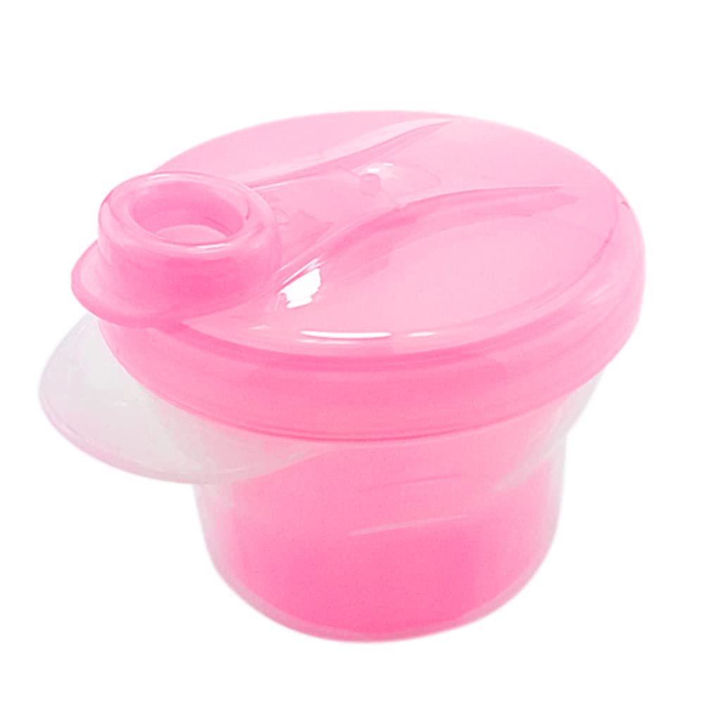 Baby Formula Dispenser & Powder Storage Container - Portable Milk Powder Organizer for Travel, Outdoor, Snacks - BPA-Free Food Box with Measuring Scoop (Pink) | Perfect for On-the-Go Feeding, Daycare & Family Outings