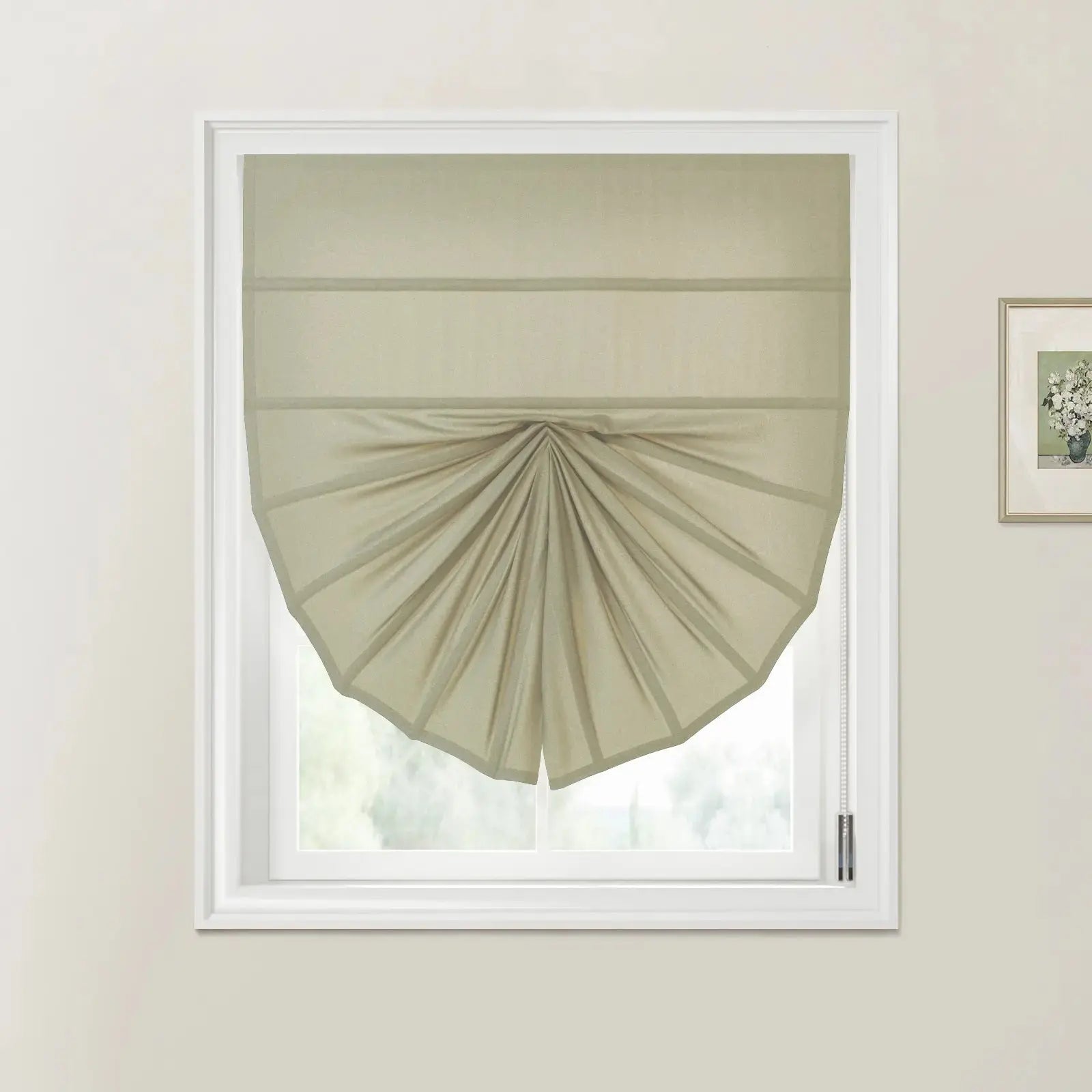 Custom Roman Shades with Cord Lift - Blackout Window Blinds for Bedroom & Living Room - Elegant Home Decor & Light Control Solution