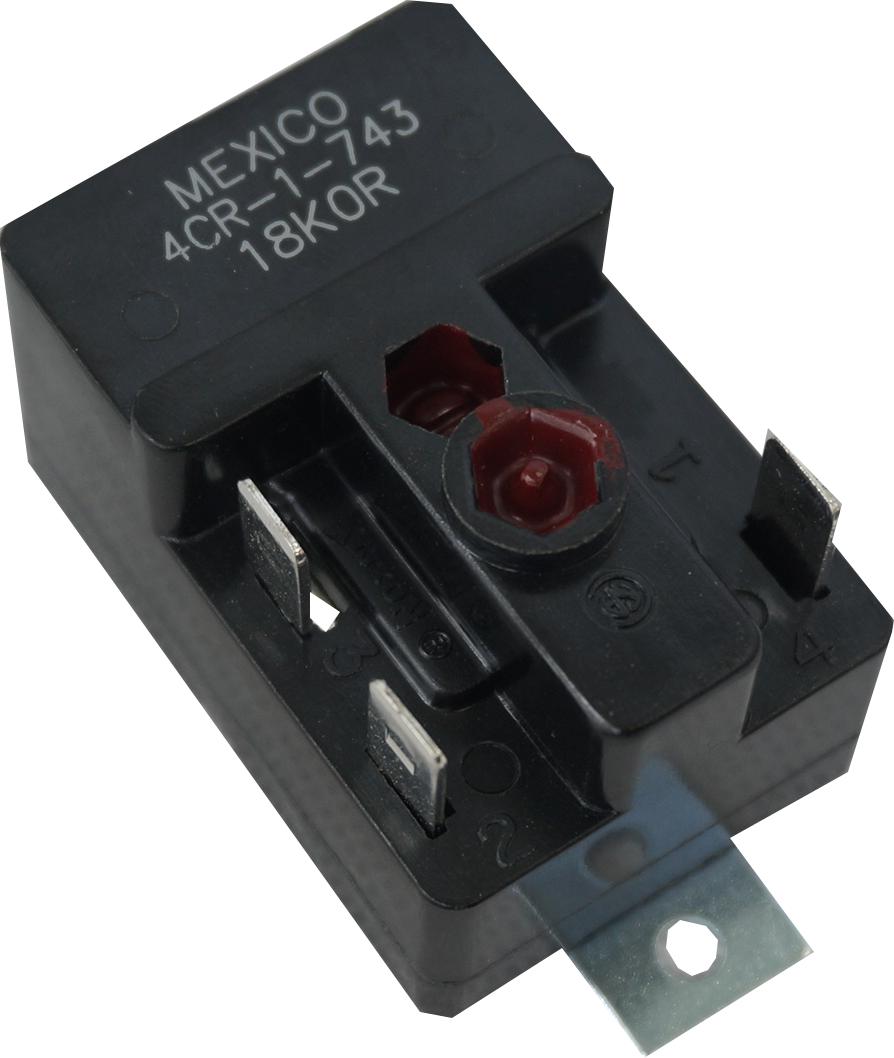 Klixon 4CR 1 645 AC Motor Start Relay - 4.55A Max Pickup, 3.8A Min Drop Out Current - Perfect for HVAC Compressors & Refrigeration Units