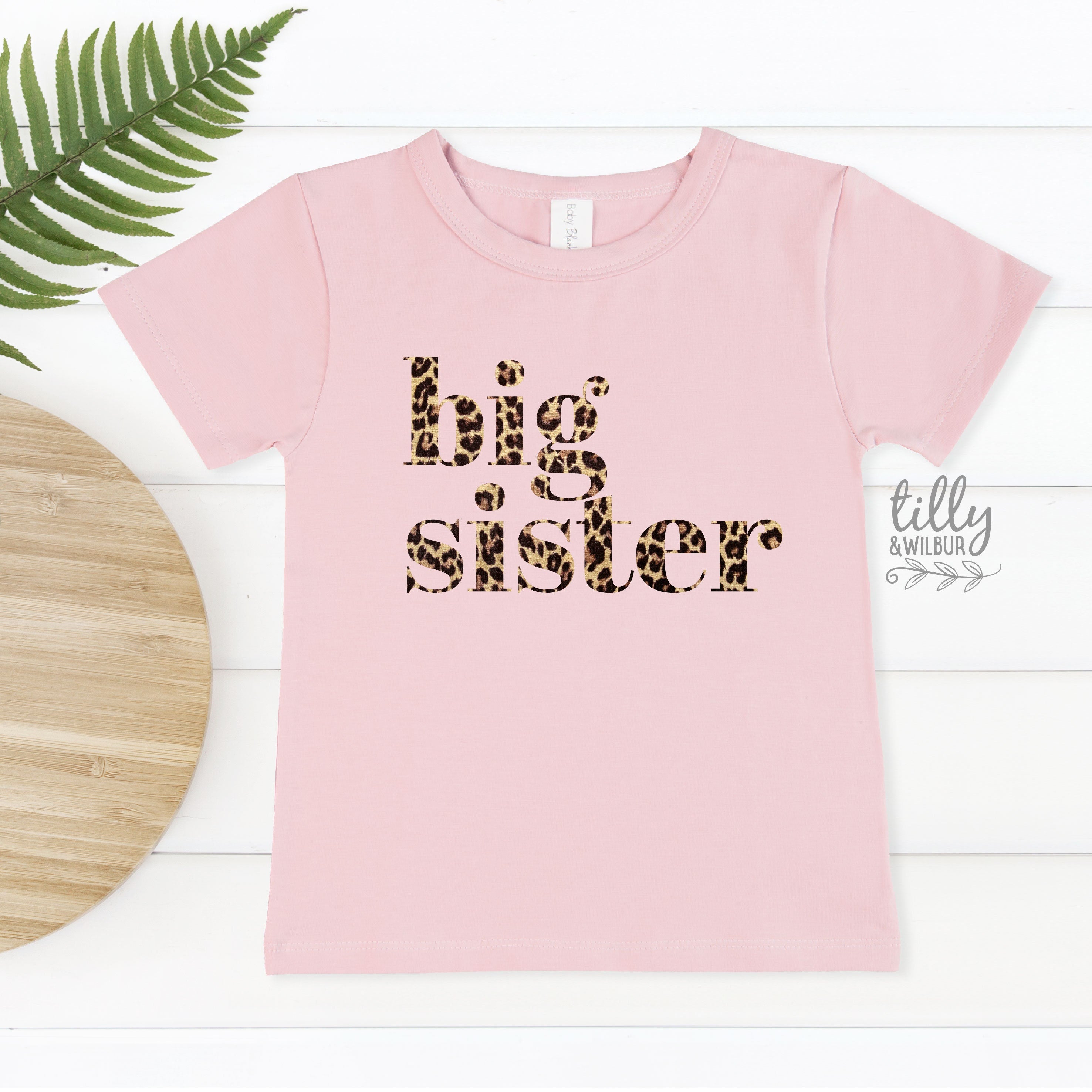 Big Sister T-Shirt - Comfortable & Stylish Sibling Gift for Women & Girls - Perfect for Family Events, Birthdays & Matching Outfits