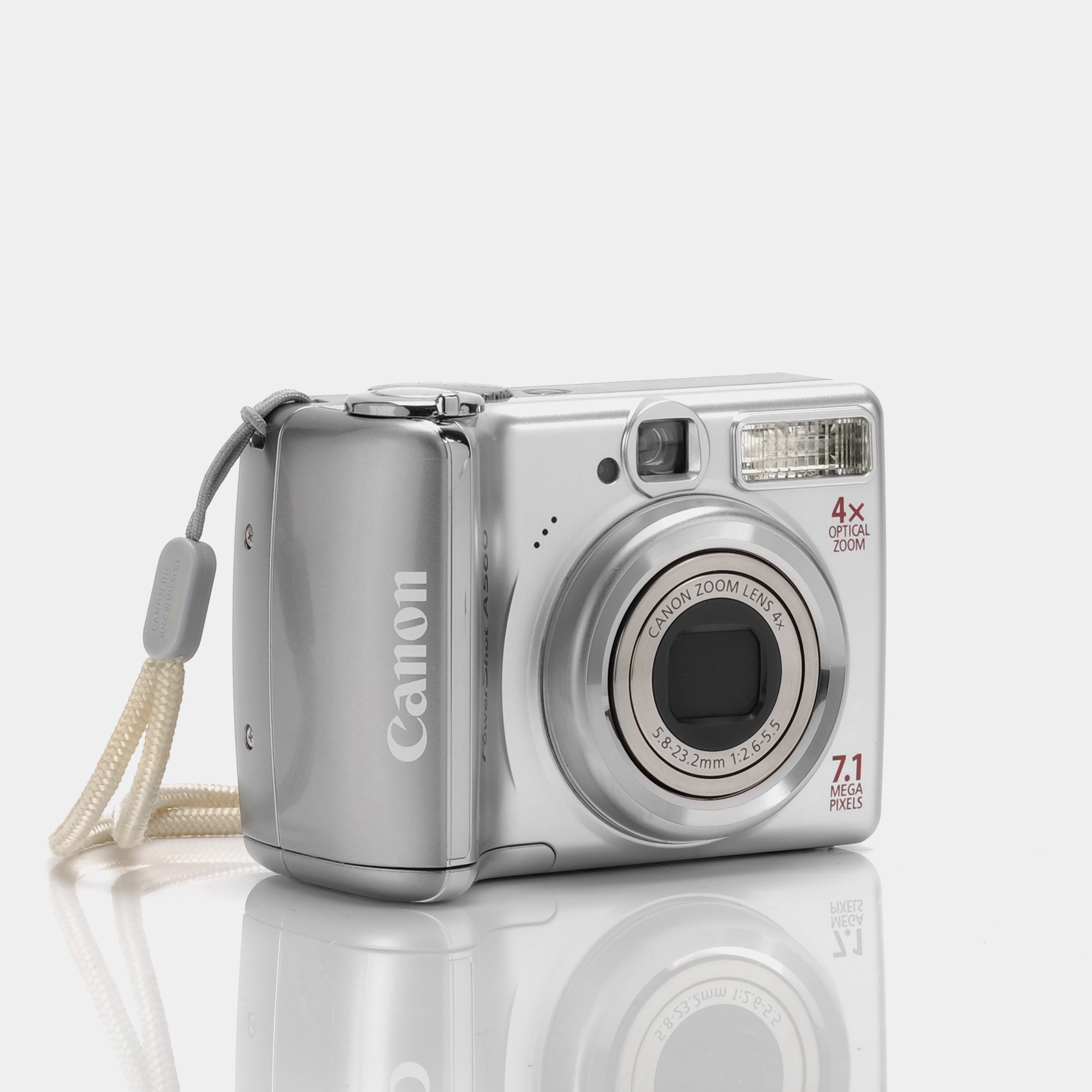 Canon PowerShot A560 Digital Camera - 7.1MP, 4x Optical Zoom, AA Battery Powered - Perfect for Travel, Family Events & Everyday Photography