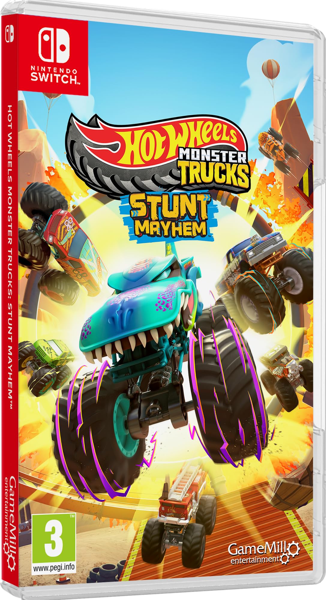 Hot Wheels Monster Trucks Stunt Mayhem - Nintendo Switch Game for Kids | Action-Packed Racing & Stunt Adventure | Perfect for Family Game Night & Birthday Gifts