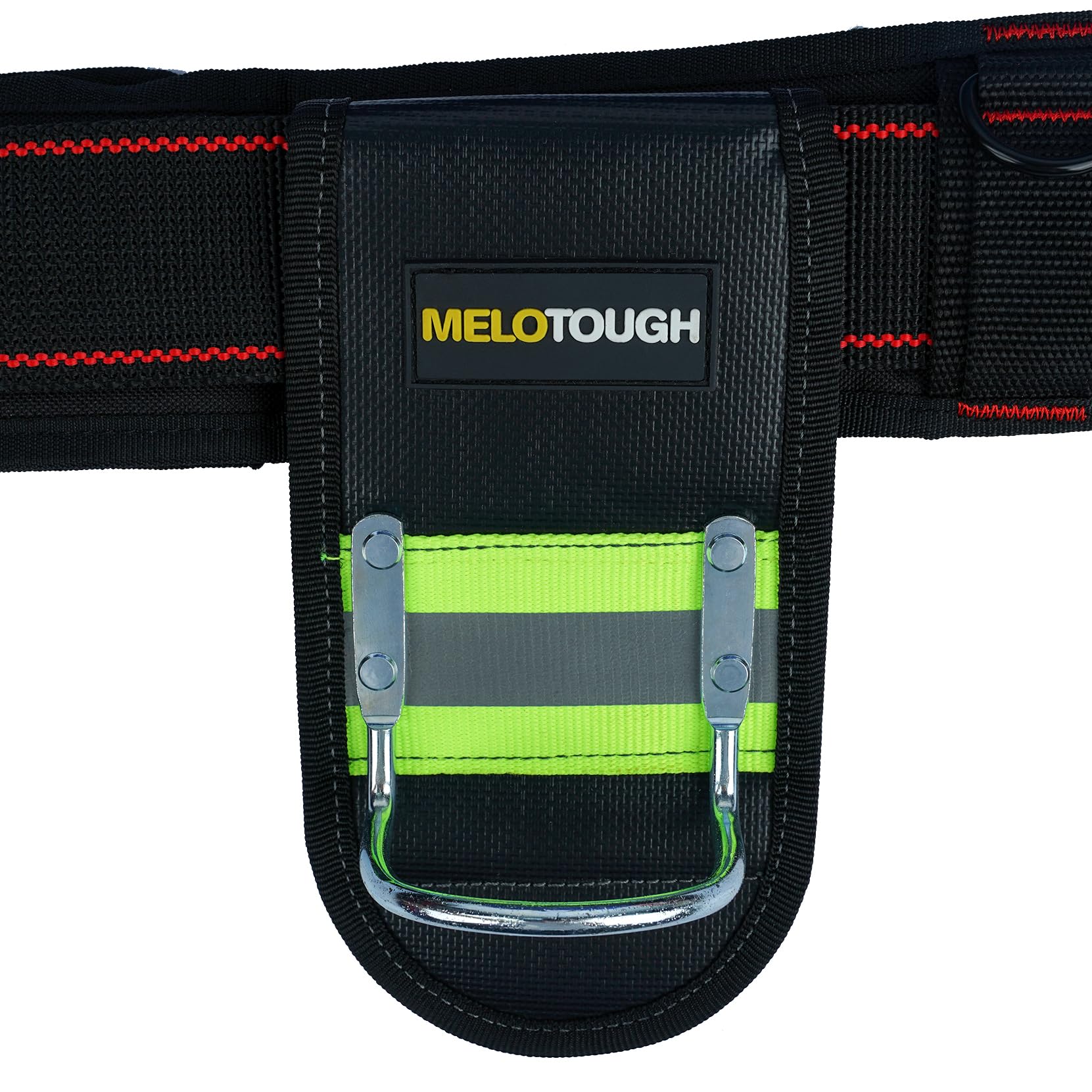 **MELOTOUGH Cordless Drill Holder - Heavy Duty Tool Belt Hook with Tape Measure Clip & Drill Bit Tote - Perfect for Electricians, Carpenters & DIY Projects**