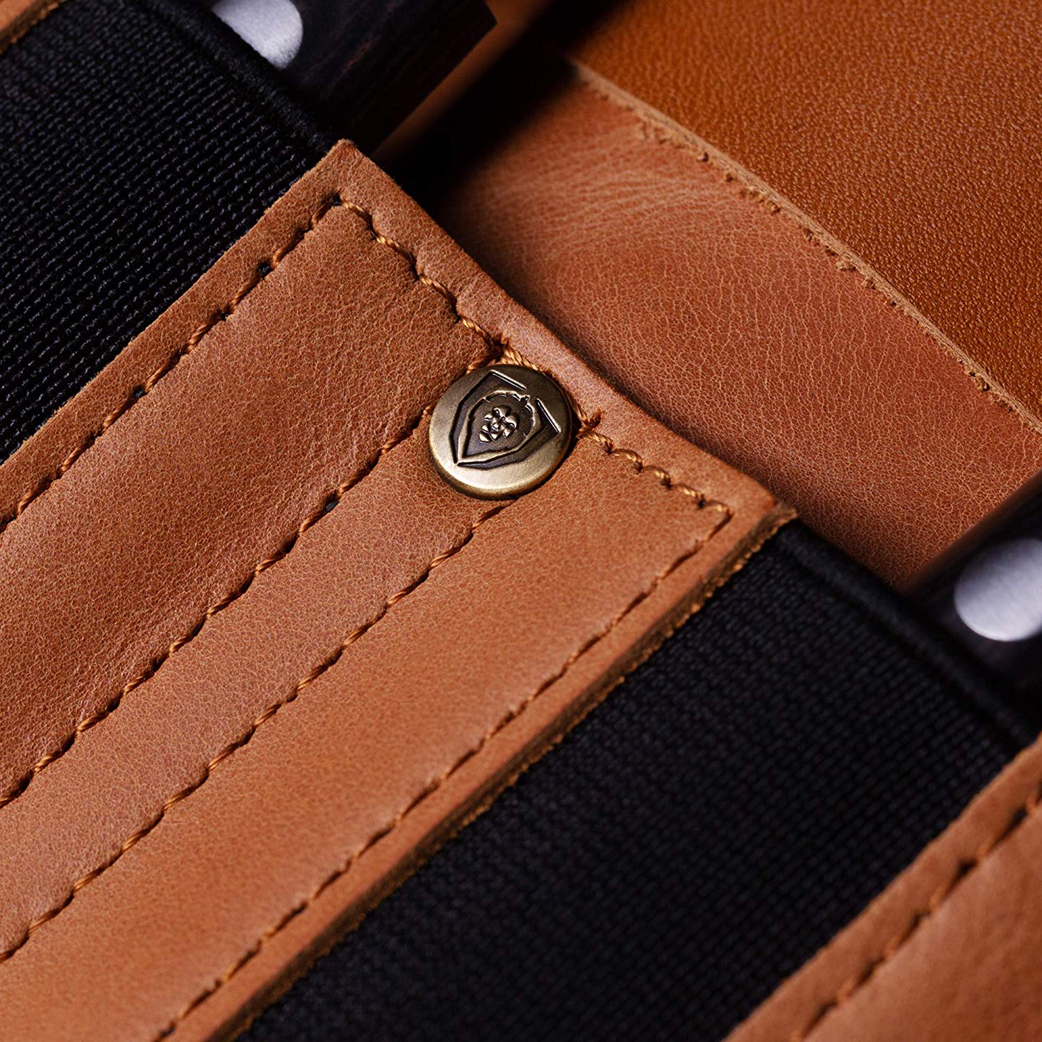 Premium Full Grain Leather Knife Roll for Chefs - California Brown Vagabond Knife Roll by Dalstrong - Perfect for Professional Kitchens, Culinary Students & Traveling Chefs