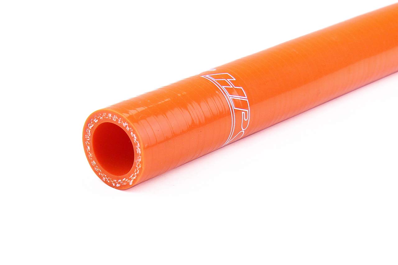 HPS 57-1248-ORG Orange High-Temperature Silicone Radiator Coolant Hose Kit - Compatible with Most Vehicles, Durable & Flexible for Automotive Cooling System Upgrades