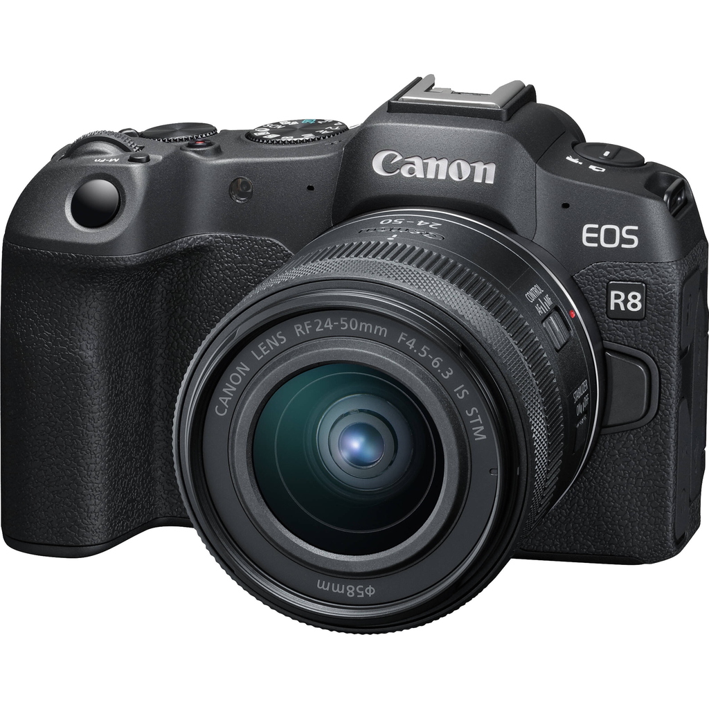 Canon EOS R5 Full Frame Mirrorless Camera with RF 24-50mm f/4.5-6.3 IS STM Lens Kit - Professional Photography for Travel, Vlogging & Portrait Shooting