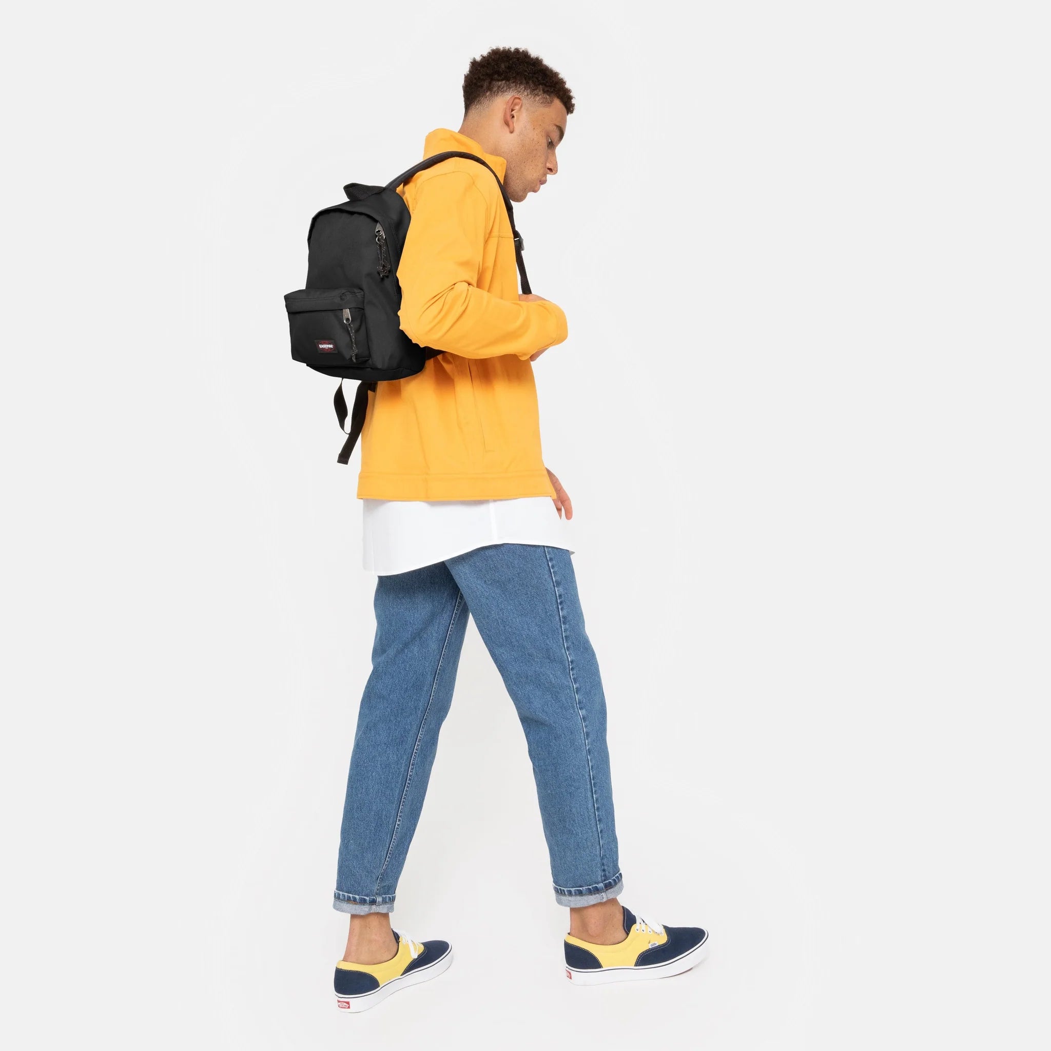 Eastpak Orbit Backpack - Stylish & Durable School & Travel Backpack for Men & Women - Perfect for College, Work, Commuting & Outdoor Adventures (Black)