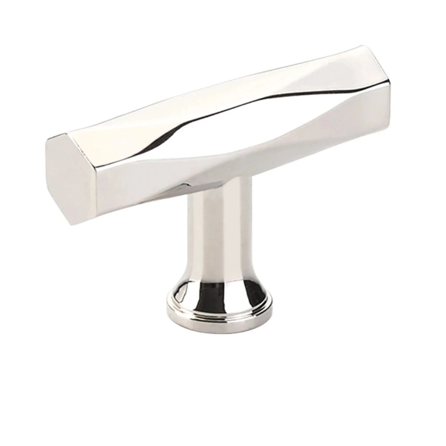 American Designer T Bar Drawer Pulls - Polished Nickel Finish for Modern Cabinets & Furniture Hardware