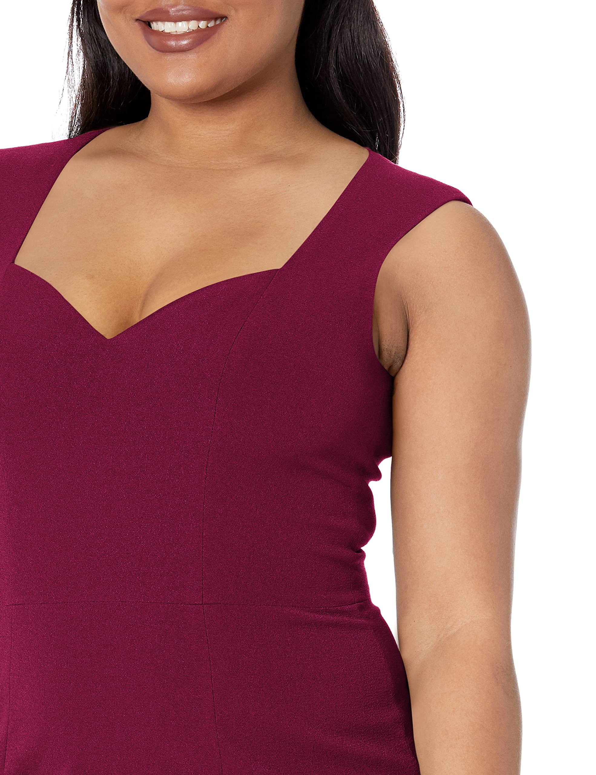 Dress the Population Women's Elle Floral Midi Dress - Elegant A-Line Summer Party Dress for Weddings, Cocktails & Special Occasions