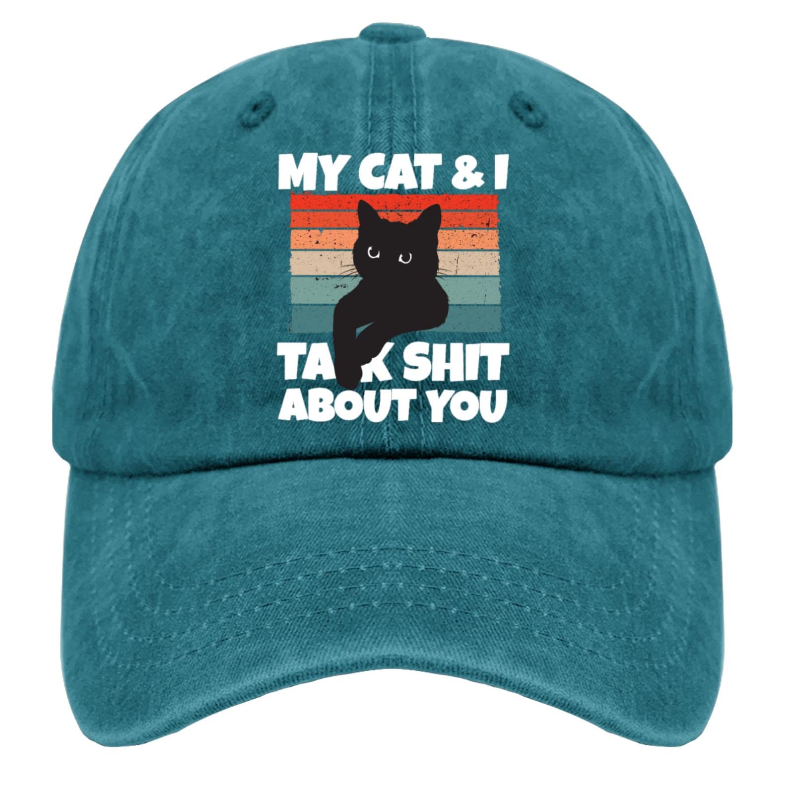 Funny Cowboy Baseball Cap for Men - Adjustable Cotton Hat with 