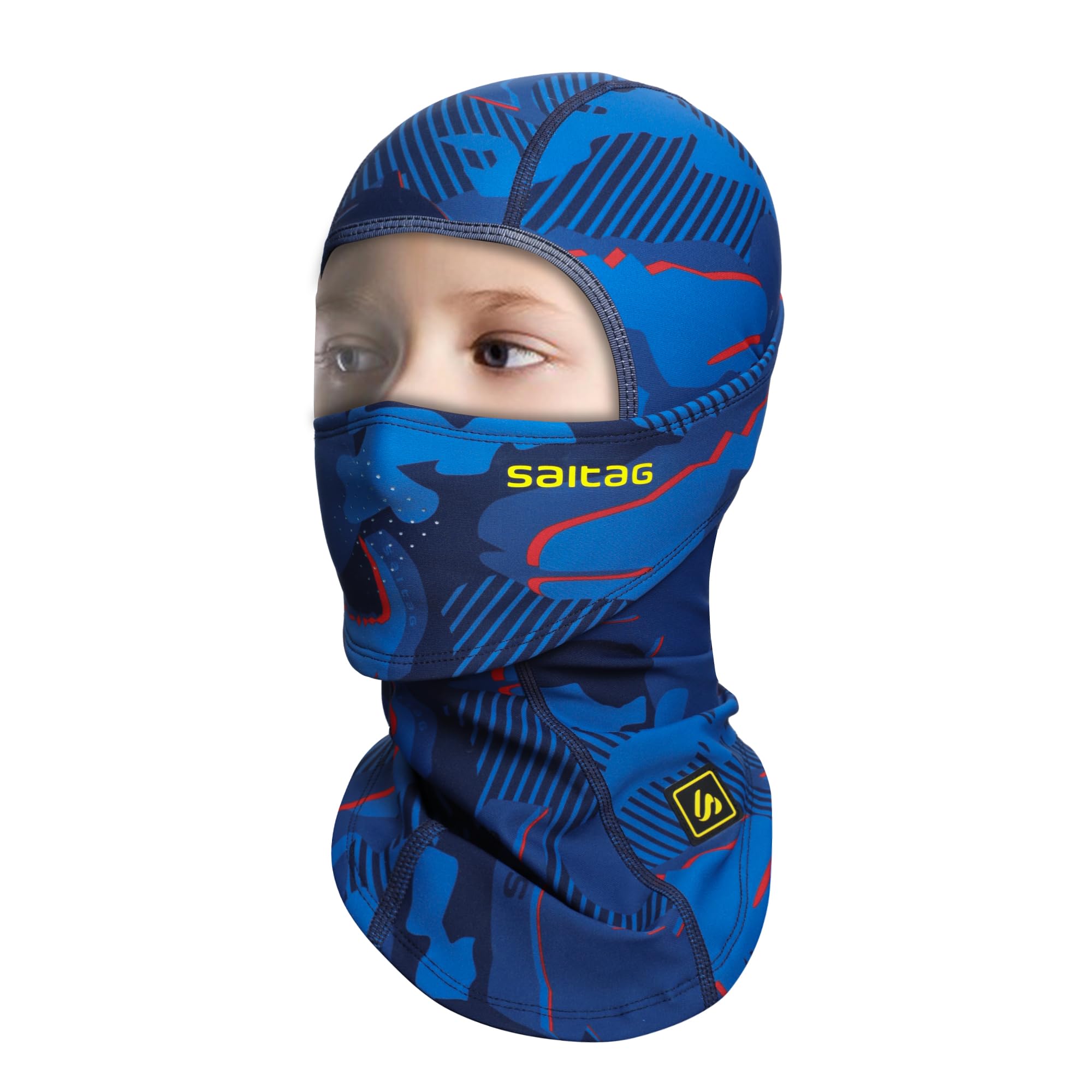 Kids Balaclava Ski Mask - Winter Warm Fleece Full Face Cover for Boys & Girls - Cold Weather Gear for Skiing, Snowboarding, Cycling & Outdoor Activities
