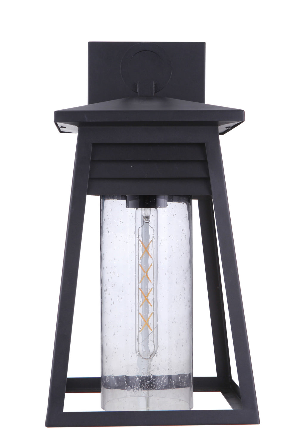 Becca Textured Black Outdoor Pendant Light - Weatherproof Hanging Fixture for Porch, Patio & Garden Lighting