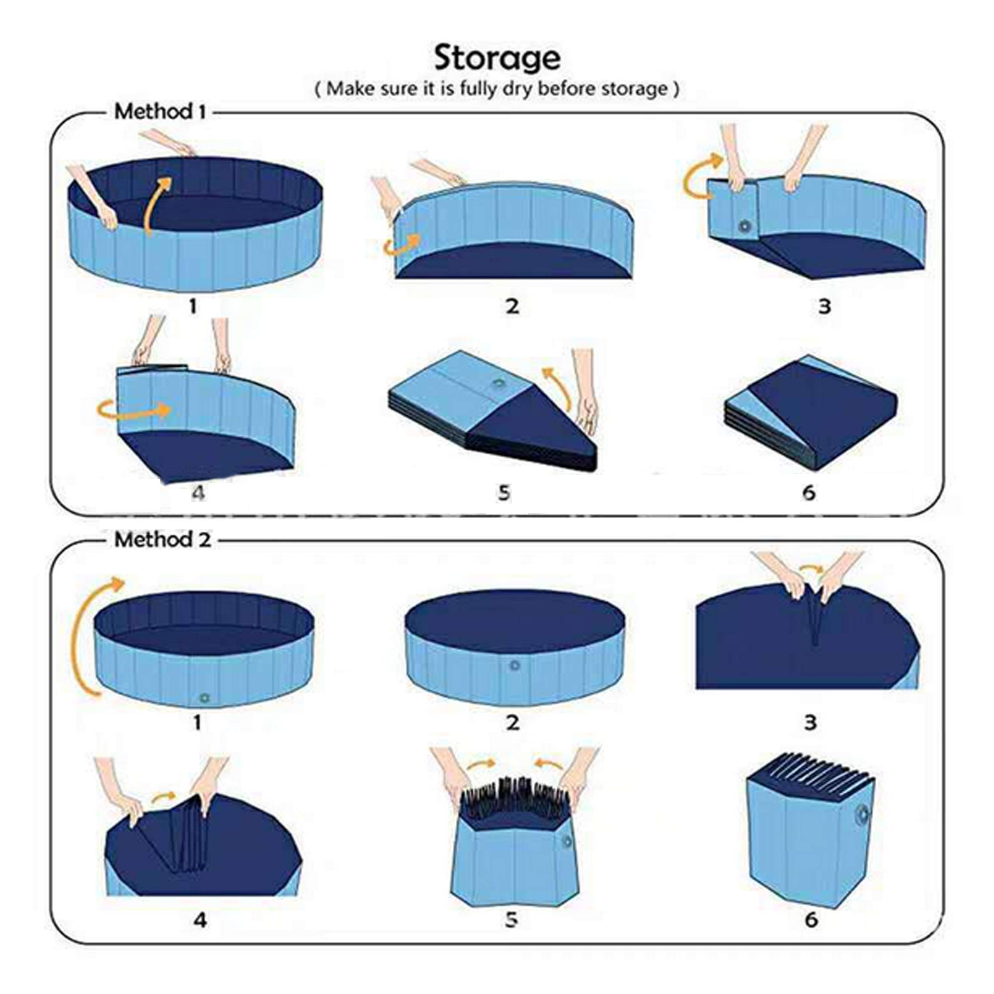 Foldable Dog Pool for Pets - 63