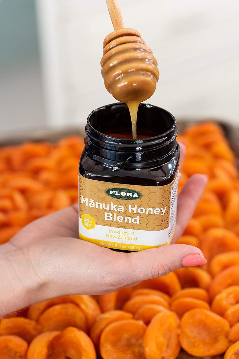 Flora Mānuka Honey MGO 30+ | New Zealand Natural Healing Honey for Sore Throat & Digestion | 17.6oz