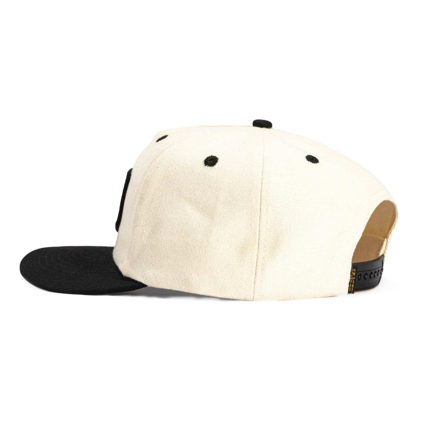 Seager Wilson Snapback Hat for Men & Women - Adjustable White & Black Baseball Cap for Casual & Sports Wear