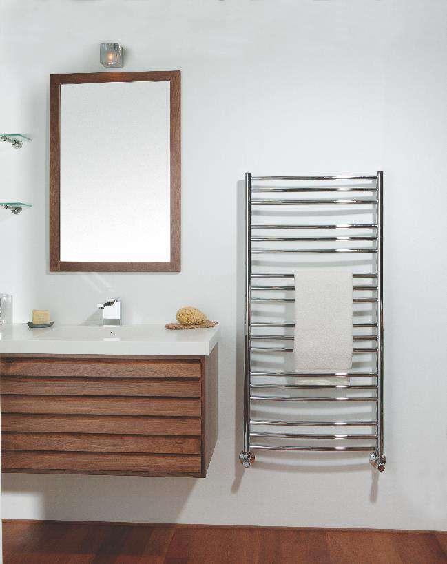 Tuzio Laveno Hardwired or Plug-In Bathroom Towel Warmer - 19.5