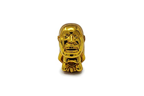 Indiana Jones Chachapoyan Golden Fertility Idol - Half Scale Screen Accurate Replica in Antique Gold Finish - Perfect for Movie Collectors, Home Decor & Adventure Themed Parties