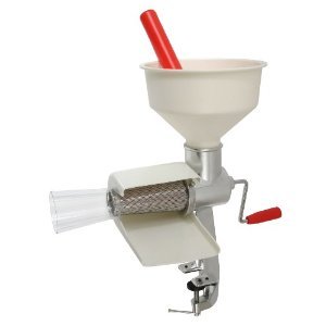 Premium Stainless Steel Tomato Strainer & Food Mill - Heavy Duty Kitchen Tool for Canning, Pureeing, and Making Sauces, Jams, and Baby Food