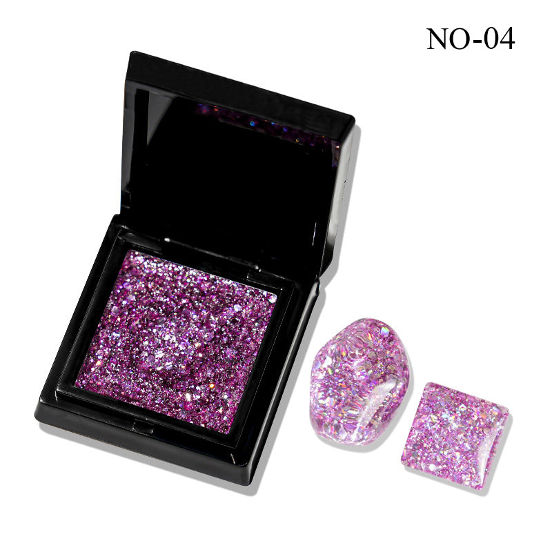 Premium Solid Glitter Gel - Holo Series (3g) for Nail Art, DIY Crafts & Makeup - Long-Lasting Shine & Vibrant Colors