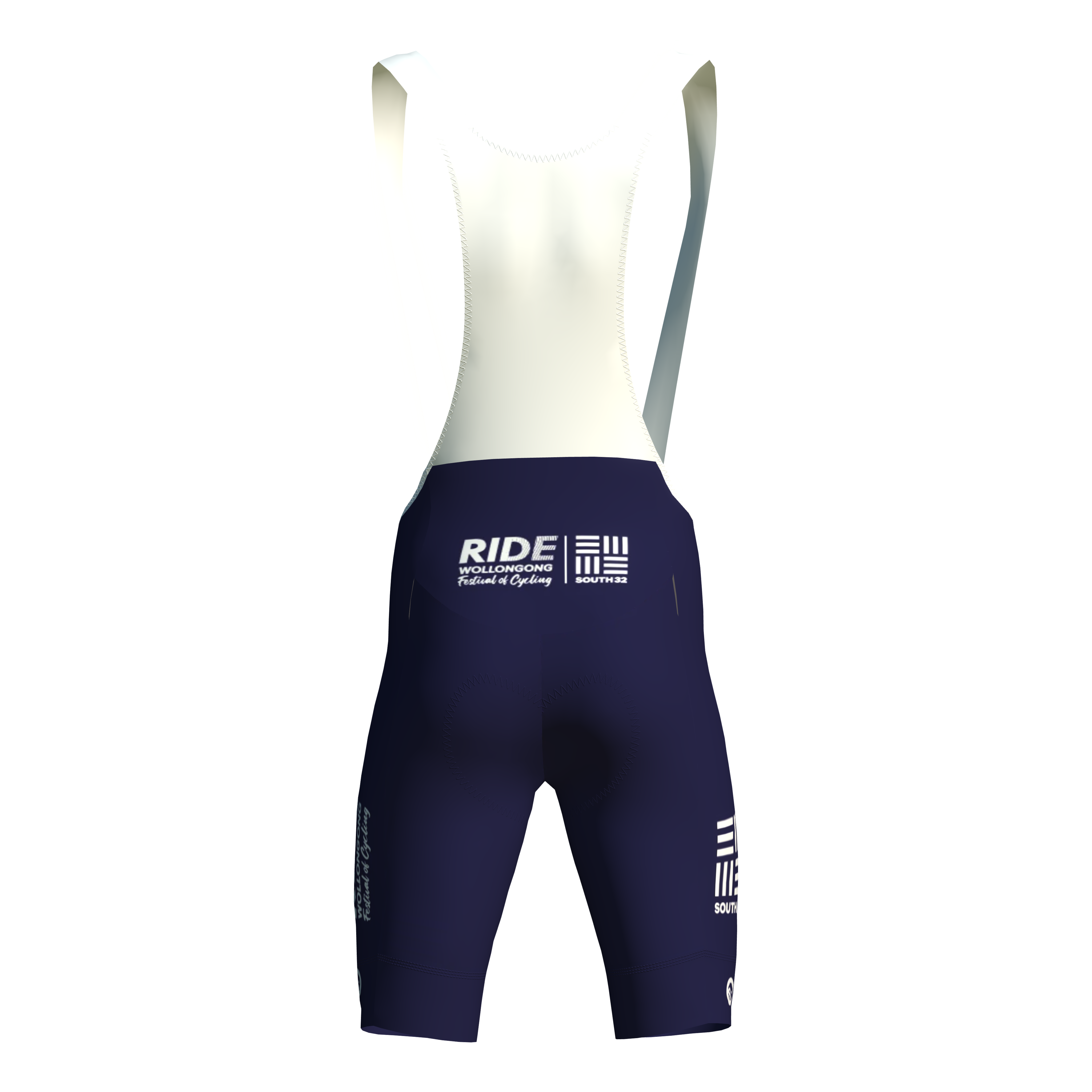 Premium Wollongong Cycling Festival Bib Shorts - High-Performance Navy Cycling Shorts for Men & Women | Ideal for Road Biking, Triathlons & Endurance Training