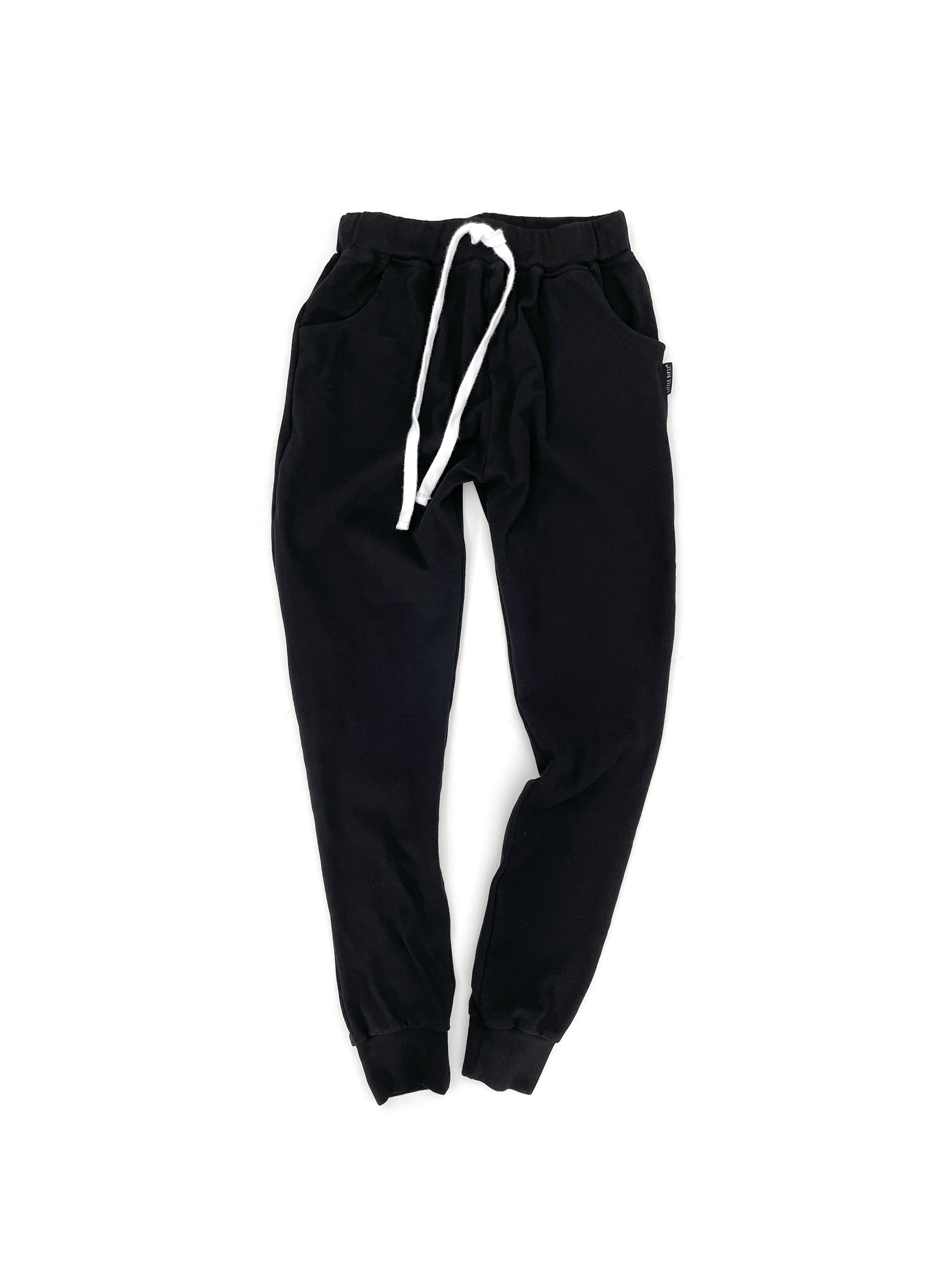 Men's Black Jogger Pants for Running & Lounge - Comfortable Athletic Sweatpants for Gym, Workout, and Casual Wear