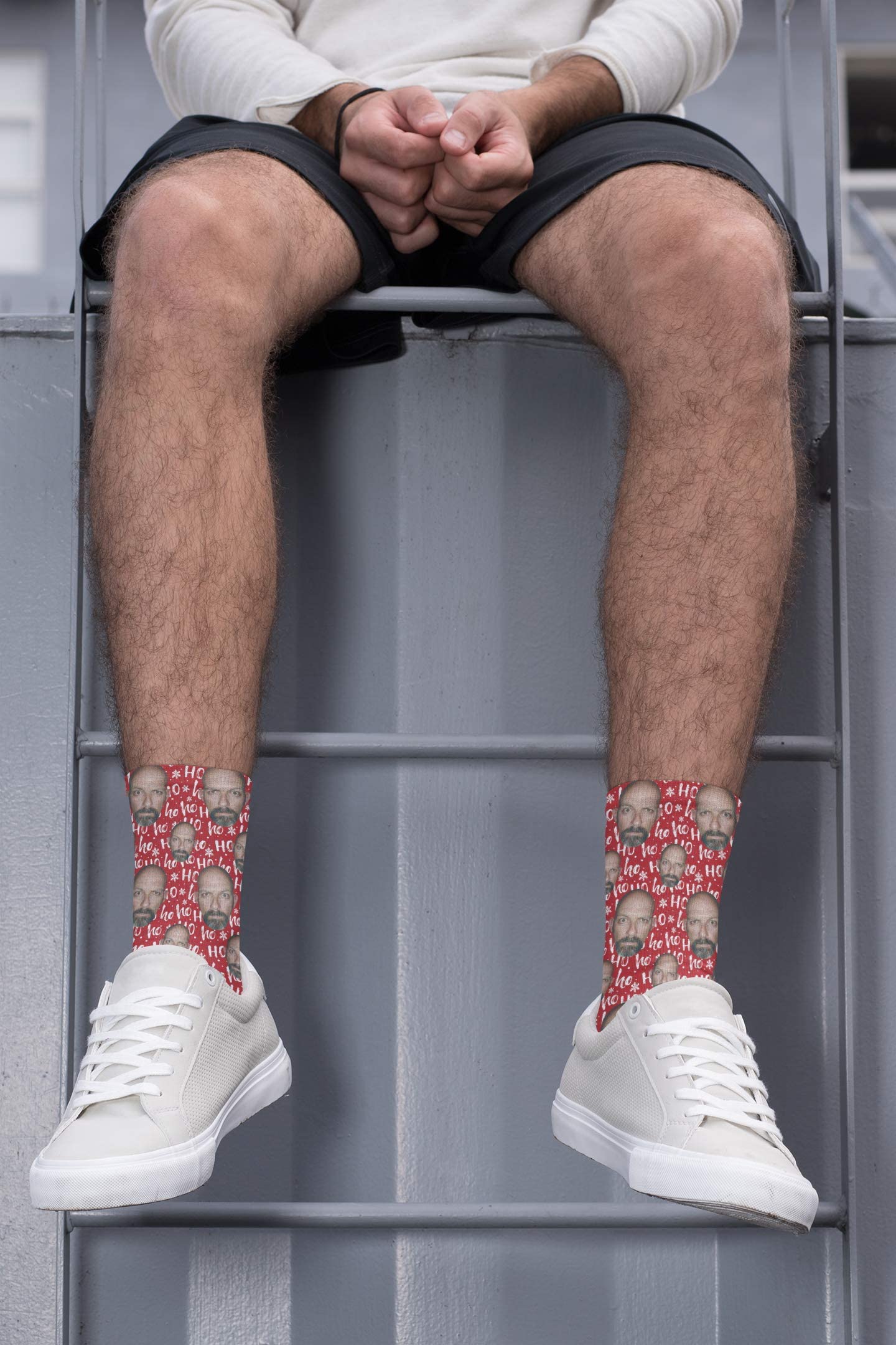 Custom Photo Socks - Funny Christmas Gift for Men & Women - Party & Gifting