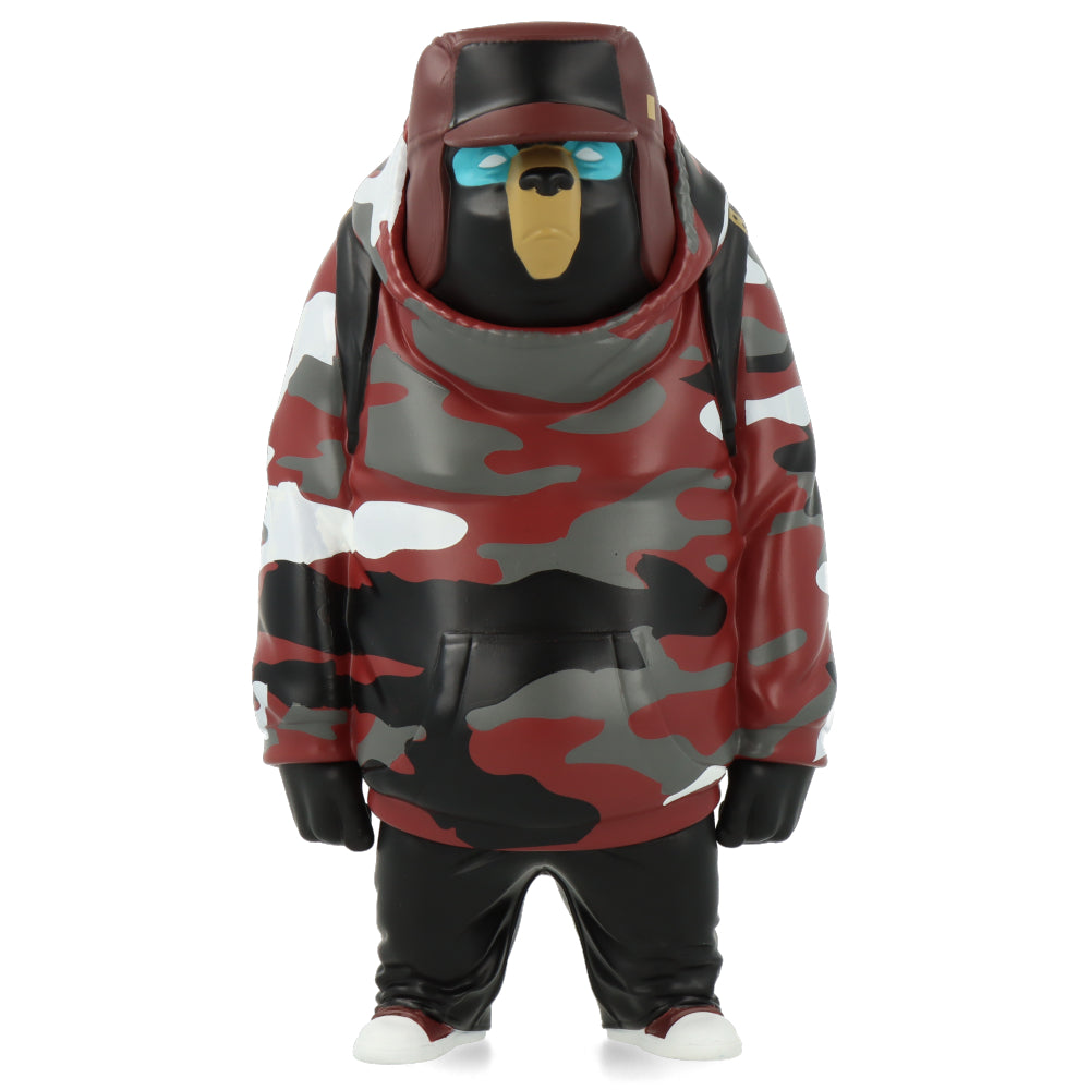 Kub Brick Red Camo Edition by Mike Fudge x UVD Toys - Limited Edition Collectible Art Toy for Display & Photography - Perfect for Urban Street Art Collections and Creative Home Decor