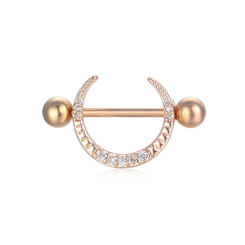 Fashionable Stainless Steel Nipple Rings - Body Piercing Jewelry for Women & Men - Perfect for Belly Button, Nose, Lip and Ear Piercings - Great for Parties, Clubs and Everyday Wear