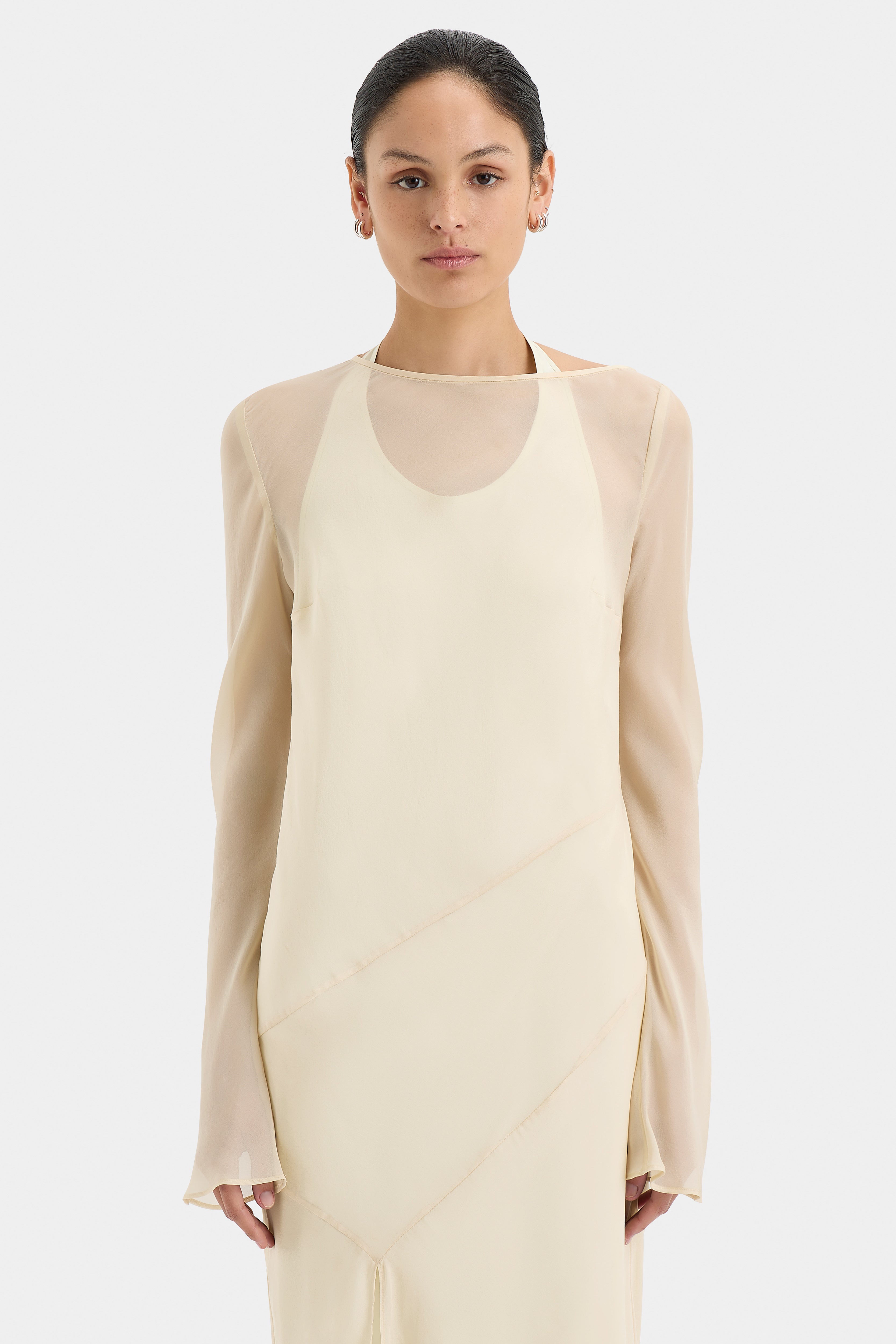Elegant Strobe Long Sleeve Party Dress for Women - Perfect for Evening Events, Cocktail Parties & Date Nights