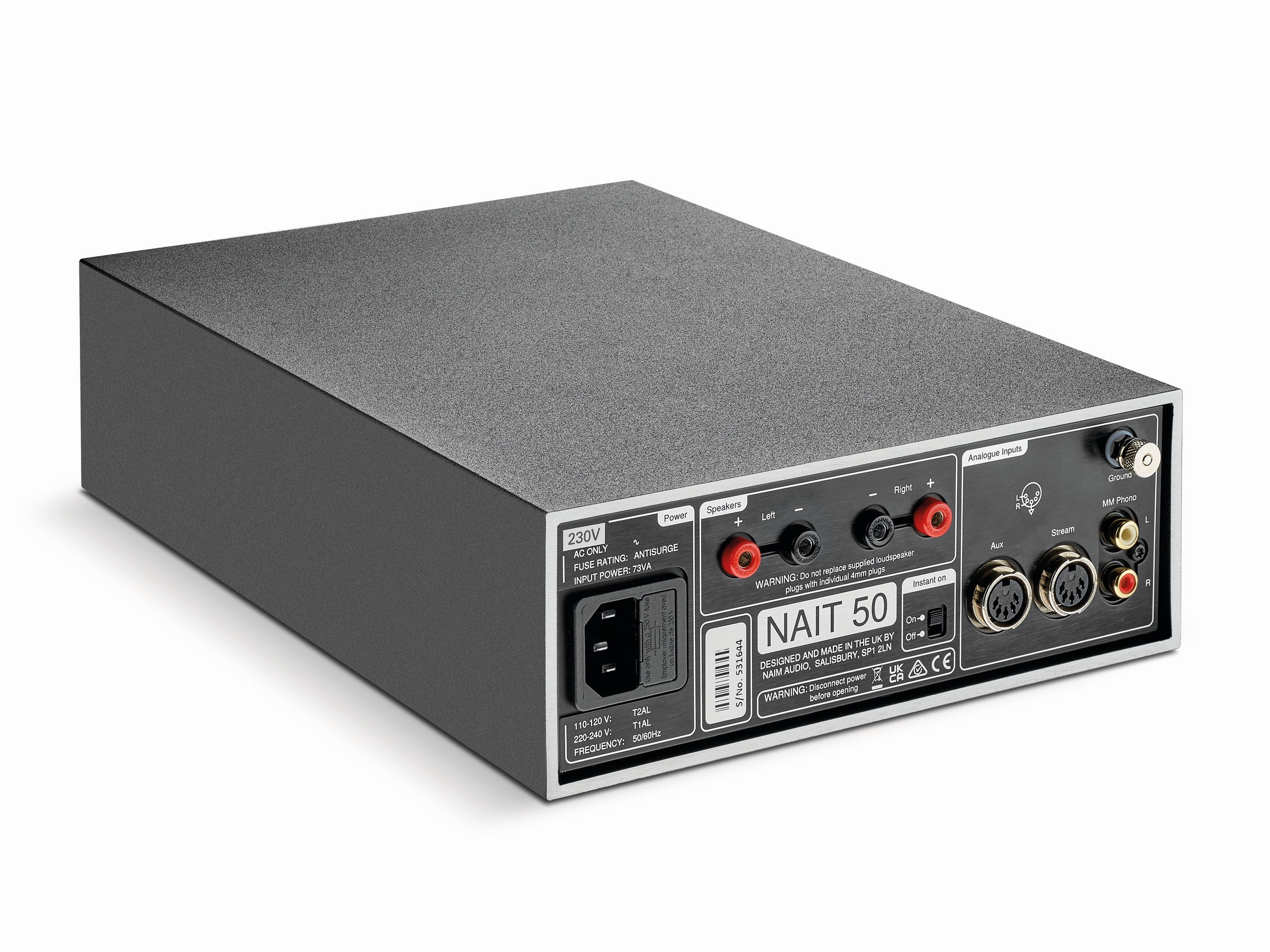 Naim Nait 50 Integrated Stereo Amplifier - High-Fidelity Audio for Home Theater & Music Listening