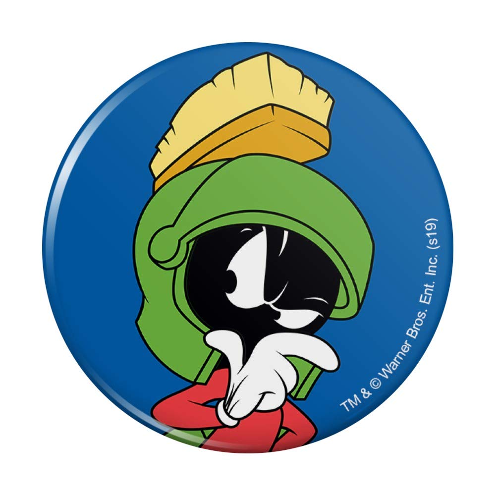Looney Tunes Marvin The Martian Refrigerator Magnet - Funny Kitchen Decor for Fridge, Locker & Office - Perfect for Cartoon Fans & Home Organization