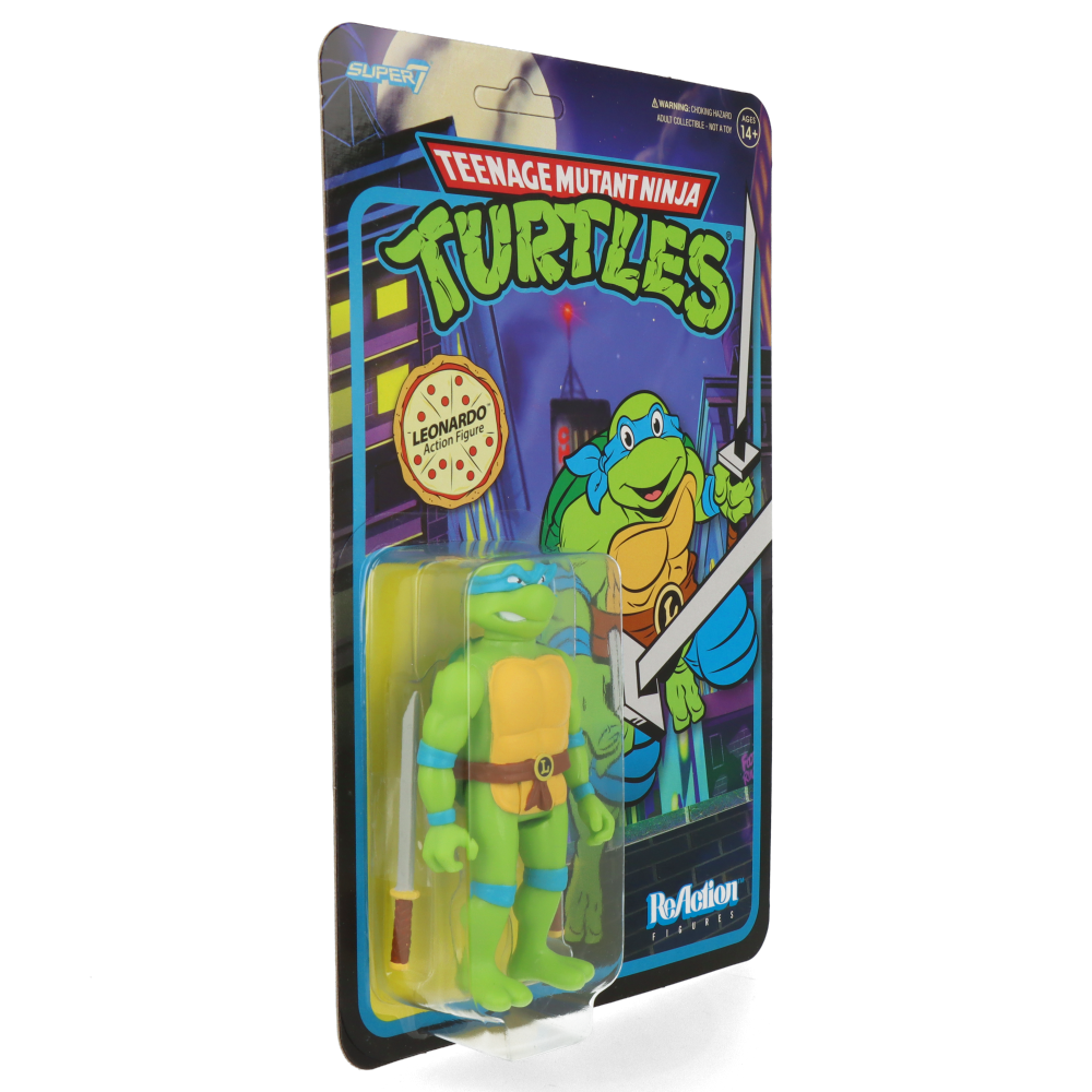 TMNT Leonardo Toon Action Figure - Teenage Mutant Ninja Turtles Collectible Toy for Fans & Display - Perfect for Home Decor, Office Display & TMNT Collections