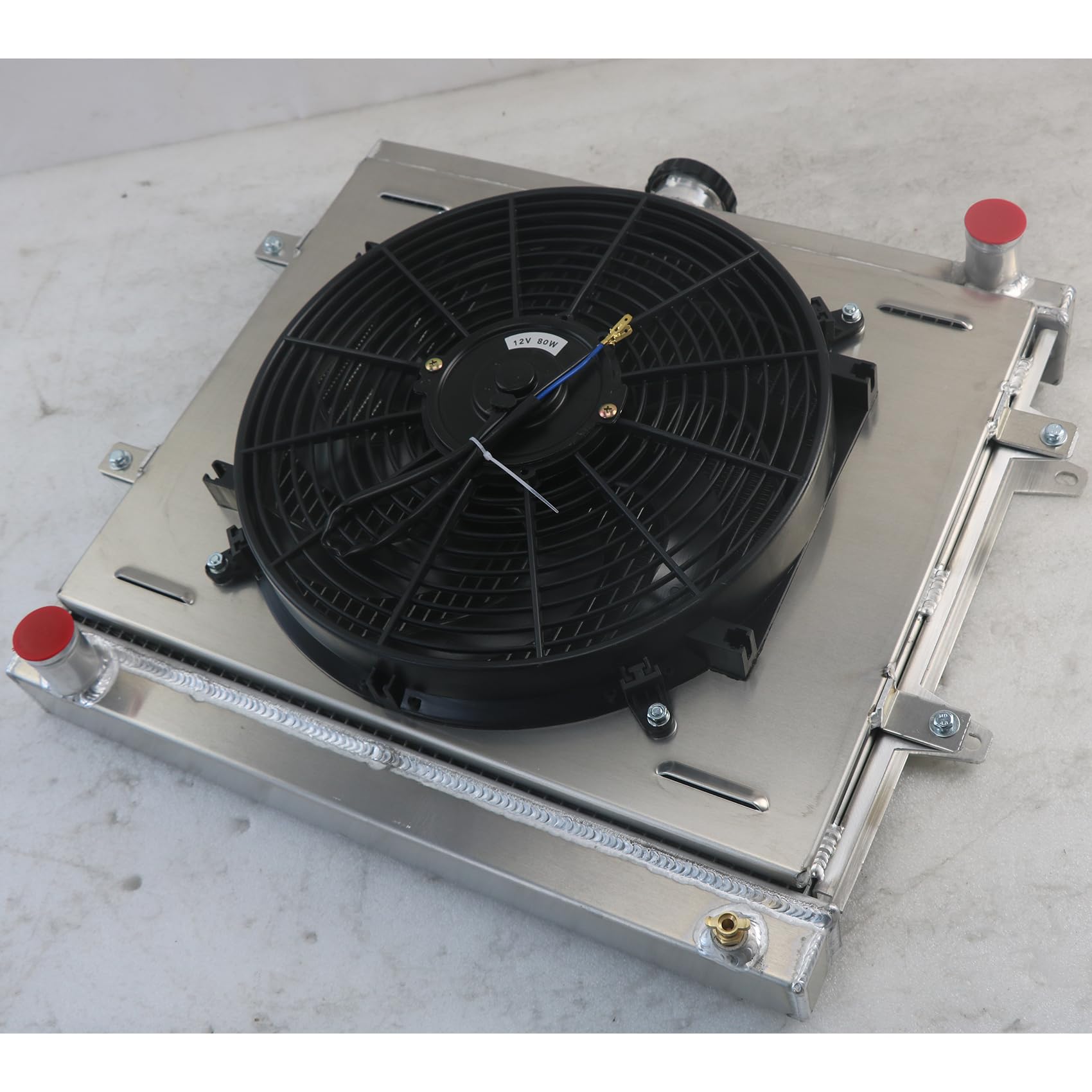 High-Performance Aluminum Radiator for Toyota 4Runner & Pickup 2.4L L4 (1984-1995) - 3-Row Cooling System with 14