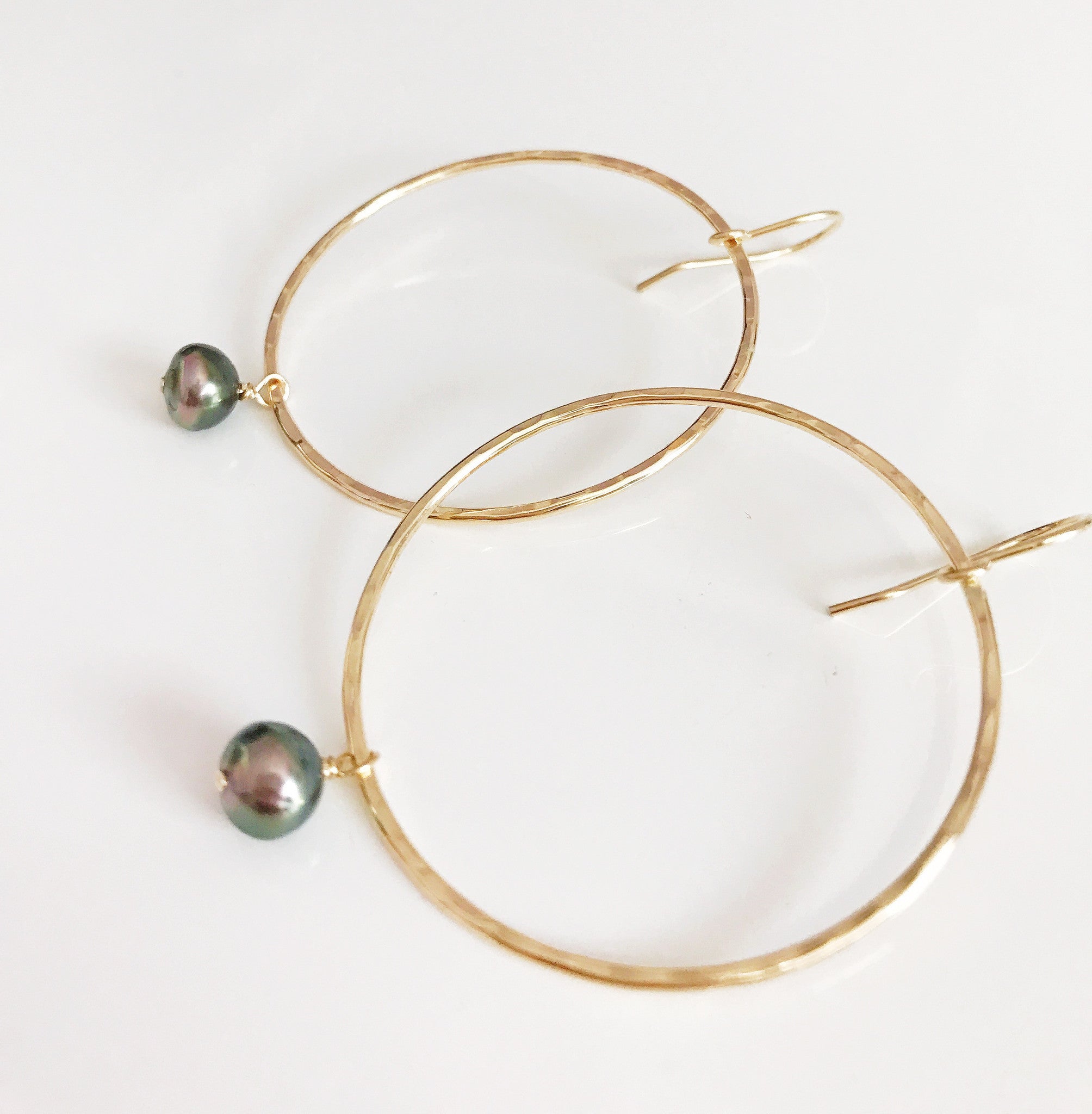 Exquisite Keshi Tahitian Pearl Earrings (E350) - Handmade Jewelry for Women, Perfect for Weddings, Parties & Special Occasions
